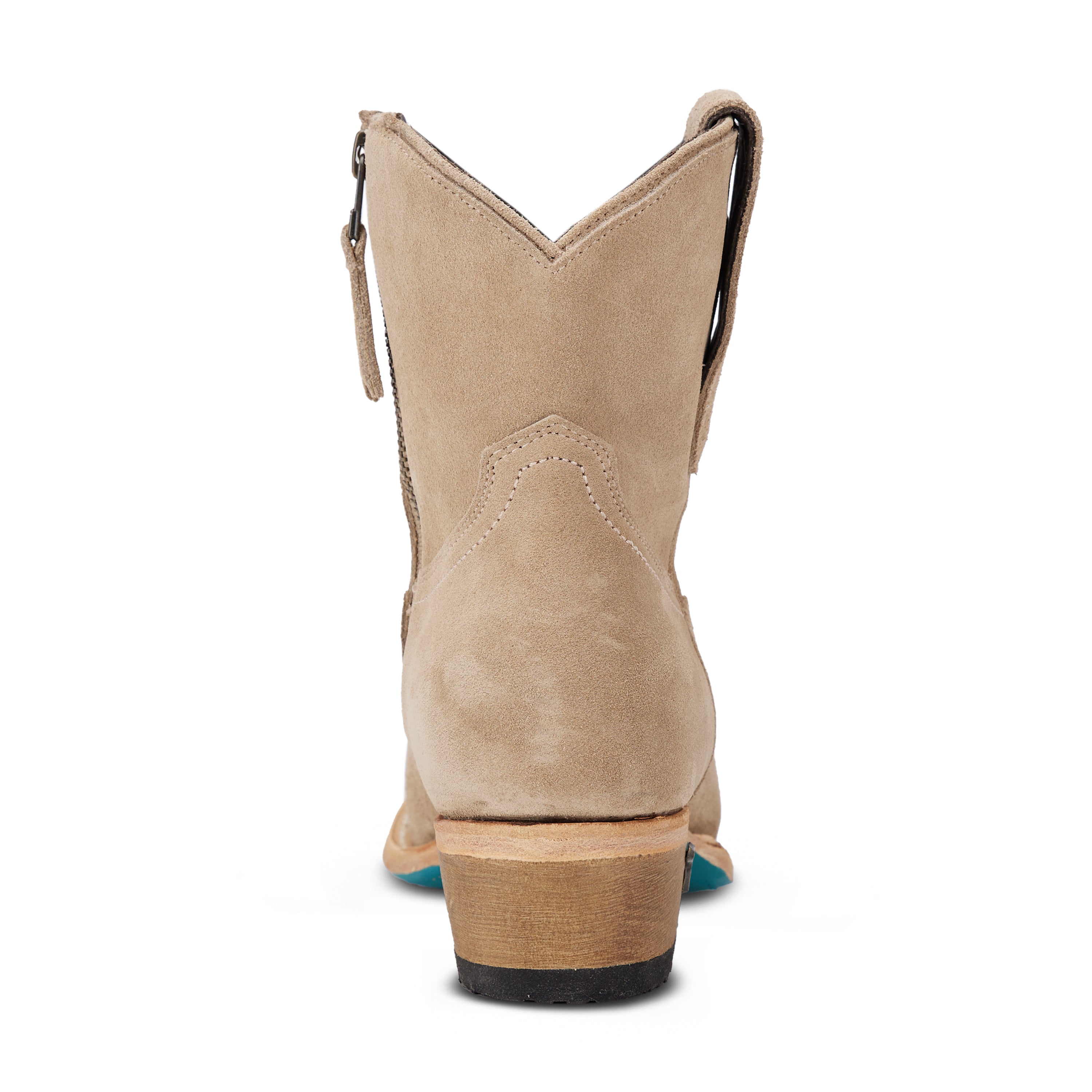 Plain Jane Bootie - Latte Suede Ladies Bootie Western Fashion by Lane