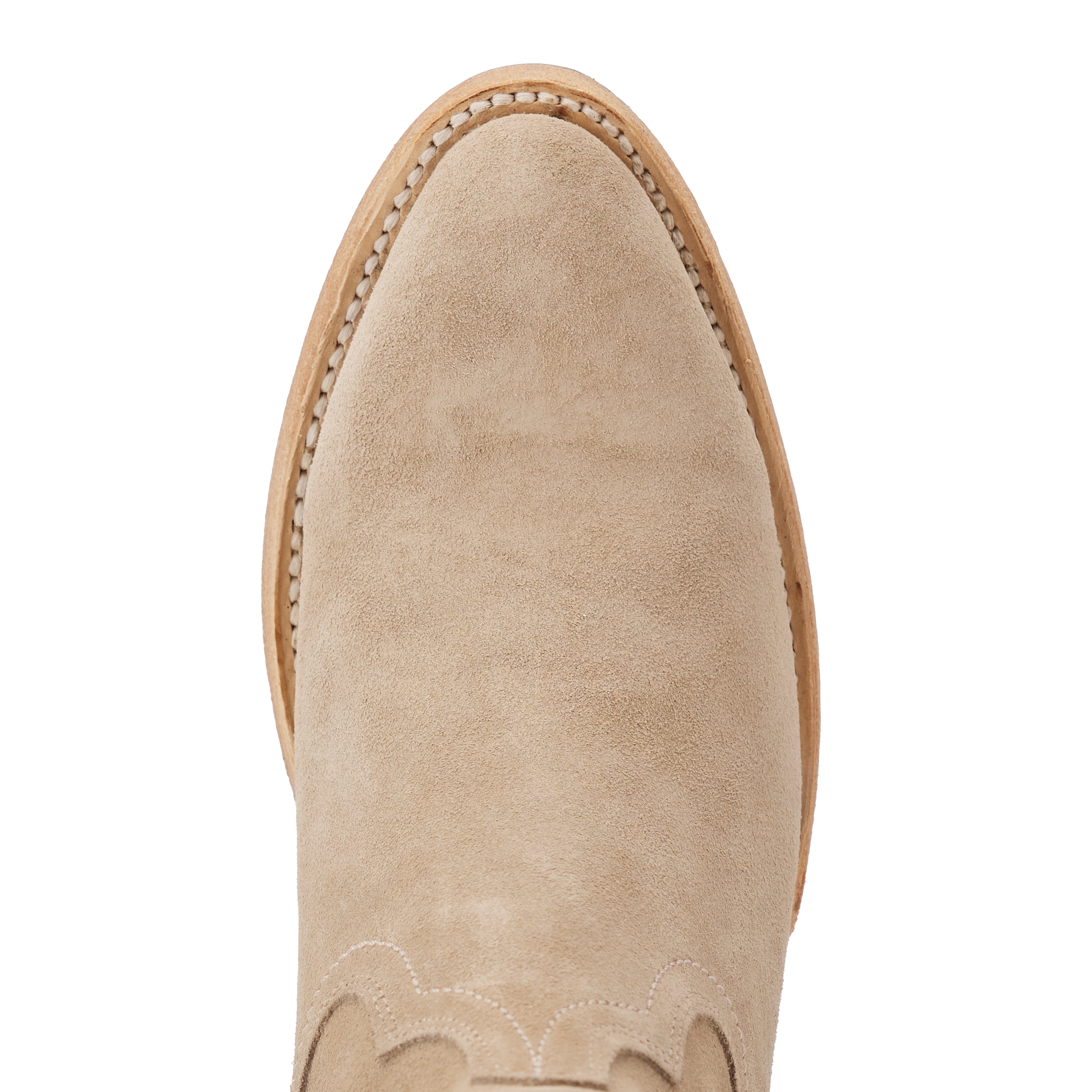 Plain Jane Bootie - Latte Suede Ladies Bootie Western Fashion by Lane