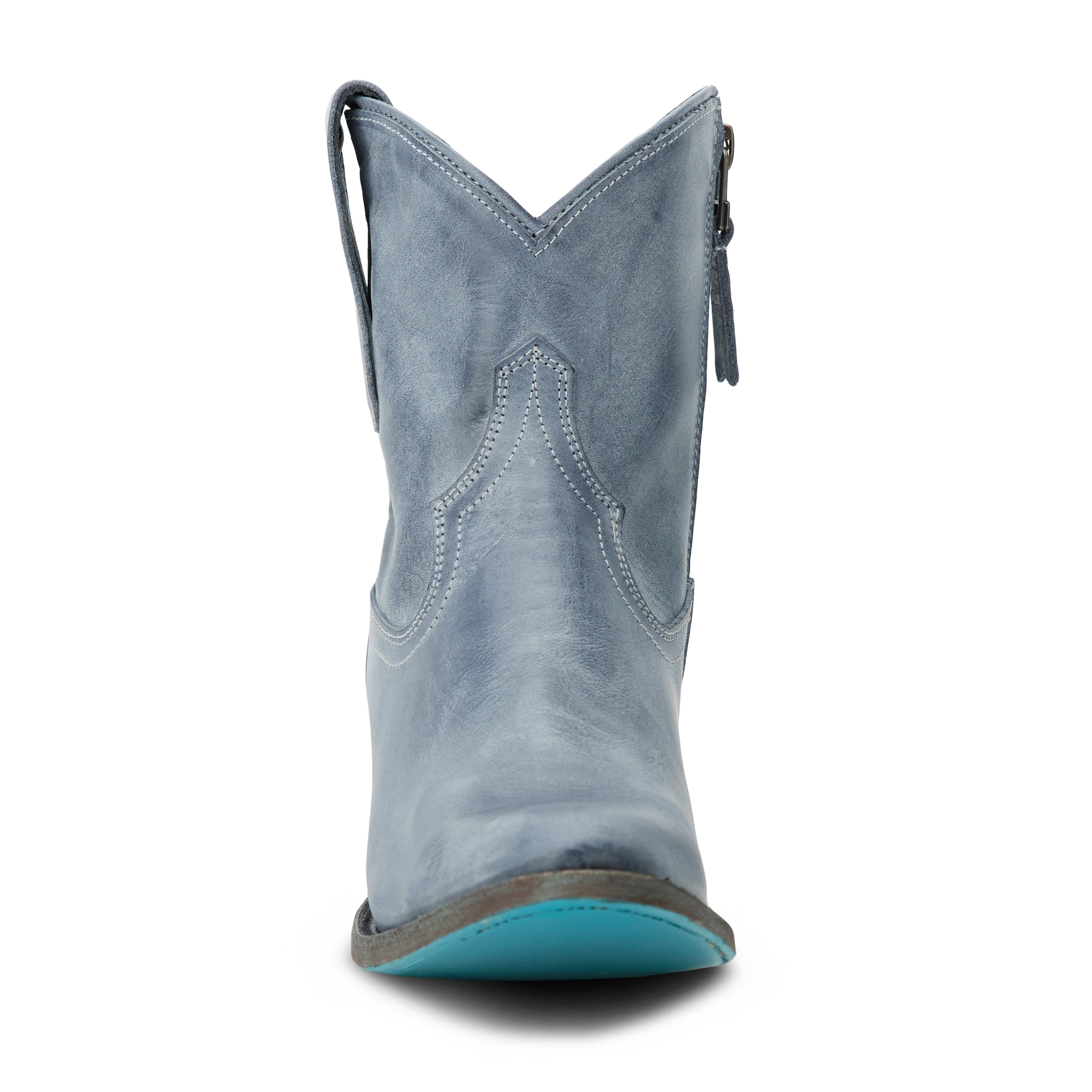 Plain Jane Bootie - Washed Denim Ladies Bootie Western Fashion by Lane