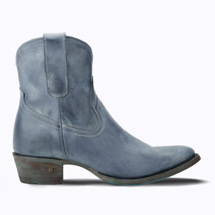 Plain Jane Bootie - Washed Denim Ladies Bootie  Western Fashion by Lane