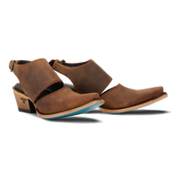 Plain Jane Slingback Mule - Burnt Caramel Mule Burnt Caramel Western Fashion by Lane