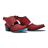 Plain Jane Slingback Mule - Smoldering Ruby Mule Smoldering Ruby Western Fashion by Lane