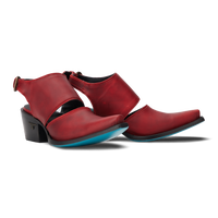 Plain Jane Slingback Mule - Smoldering Ruby Mule Smoldering Ruby Western Fashion by Lane