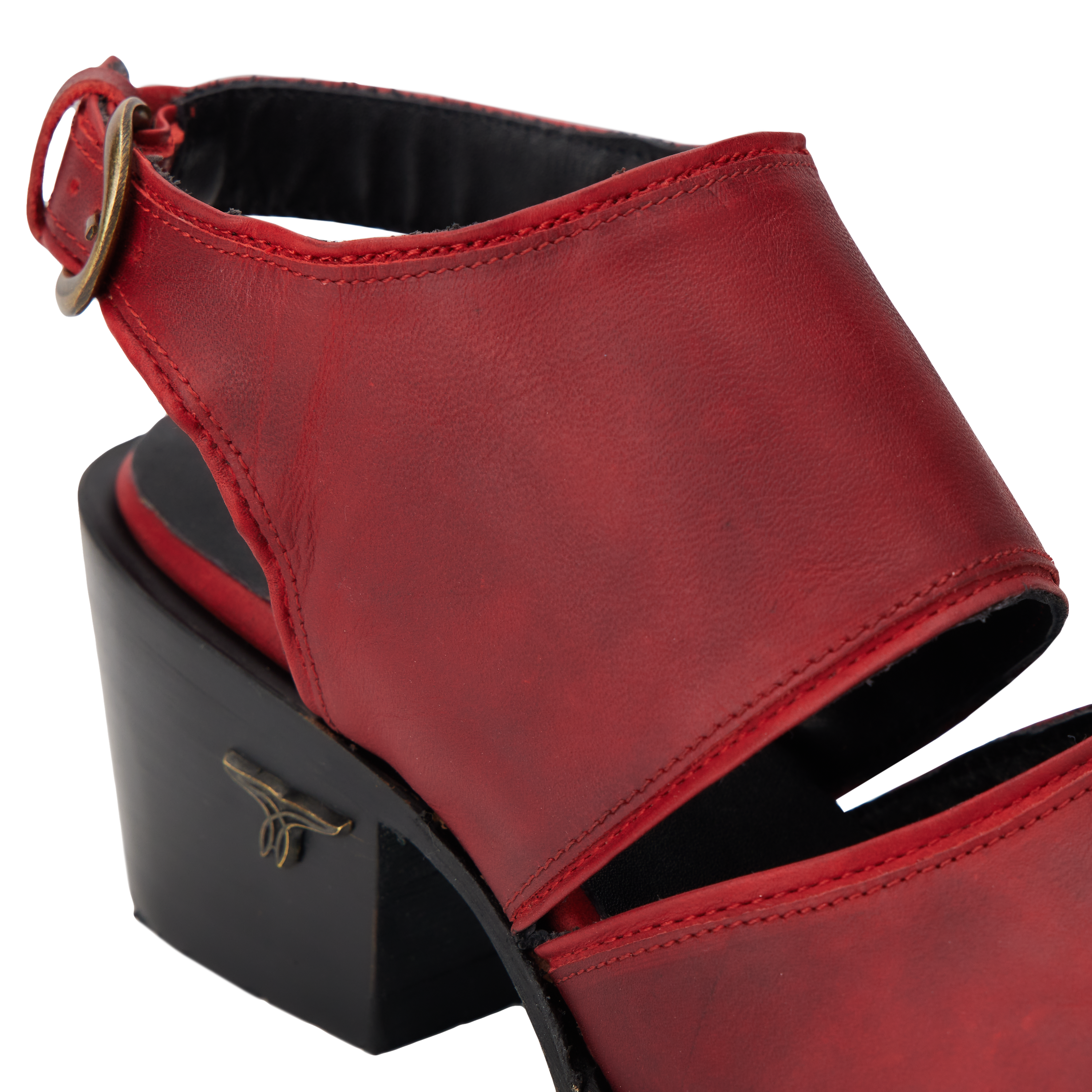 Plain Jane Slingback Mule - Smoldering Ruby Mule Western Fashion by Lane