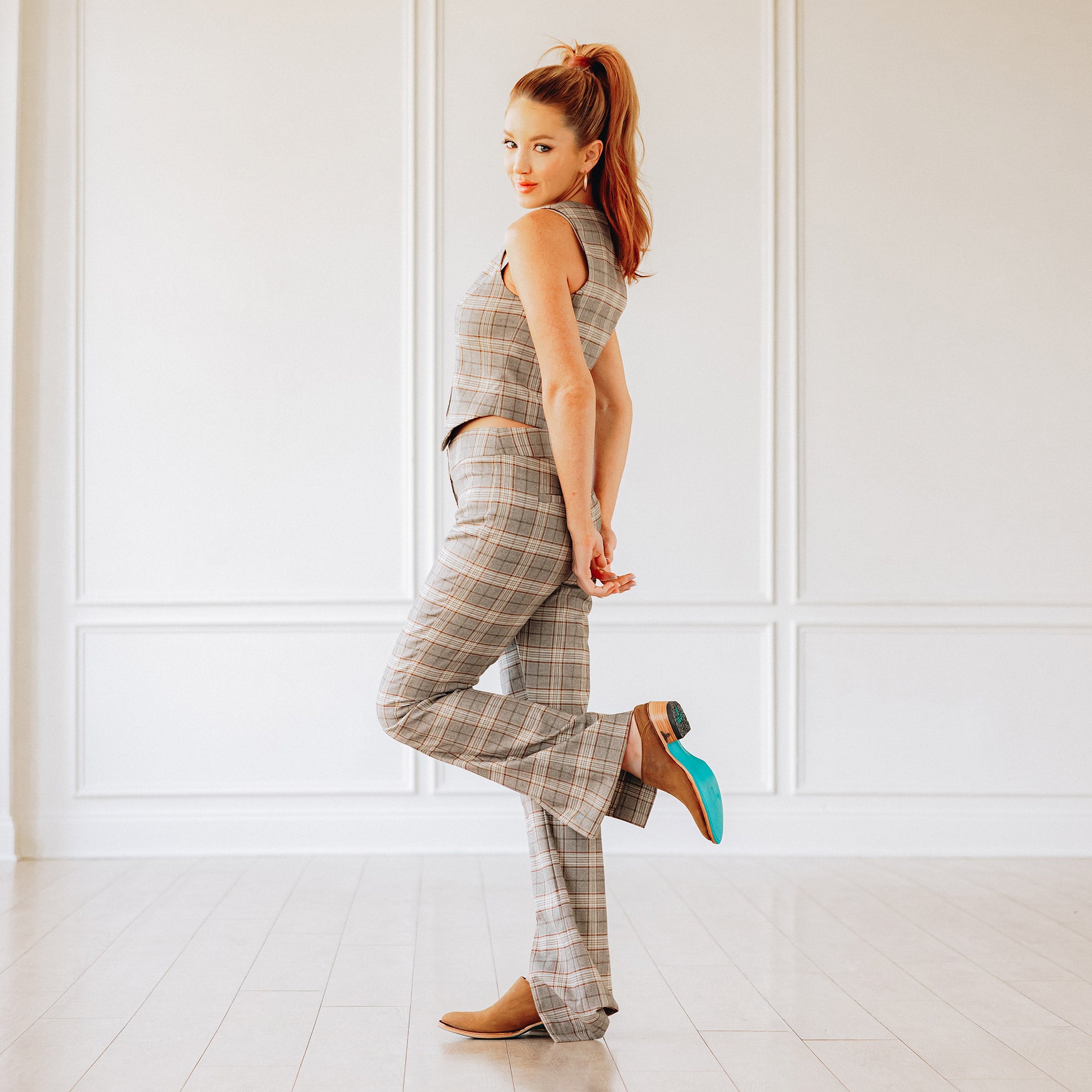 Plain Jane Mule - Burnt Caramel Mule Western Fashion by Lane