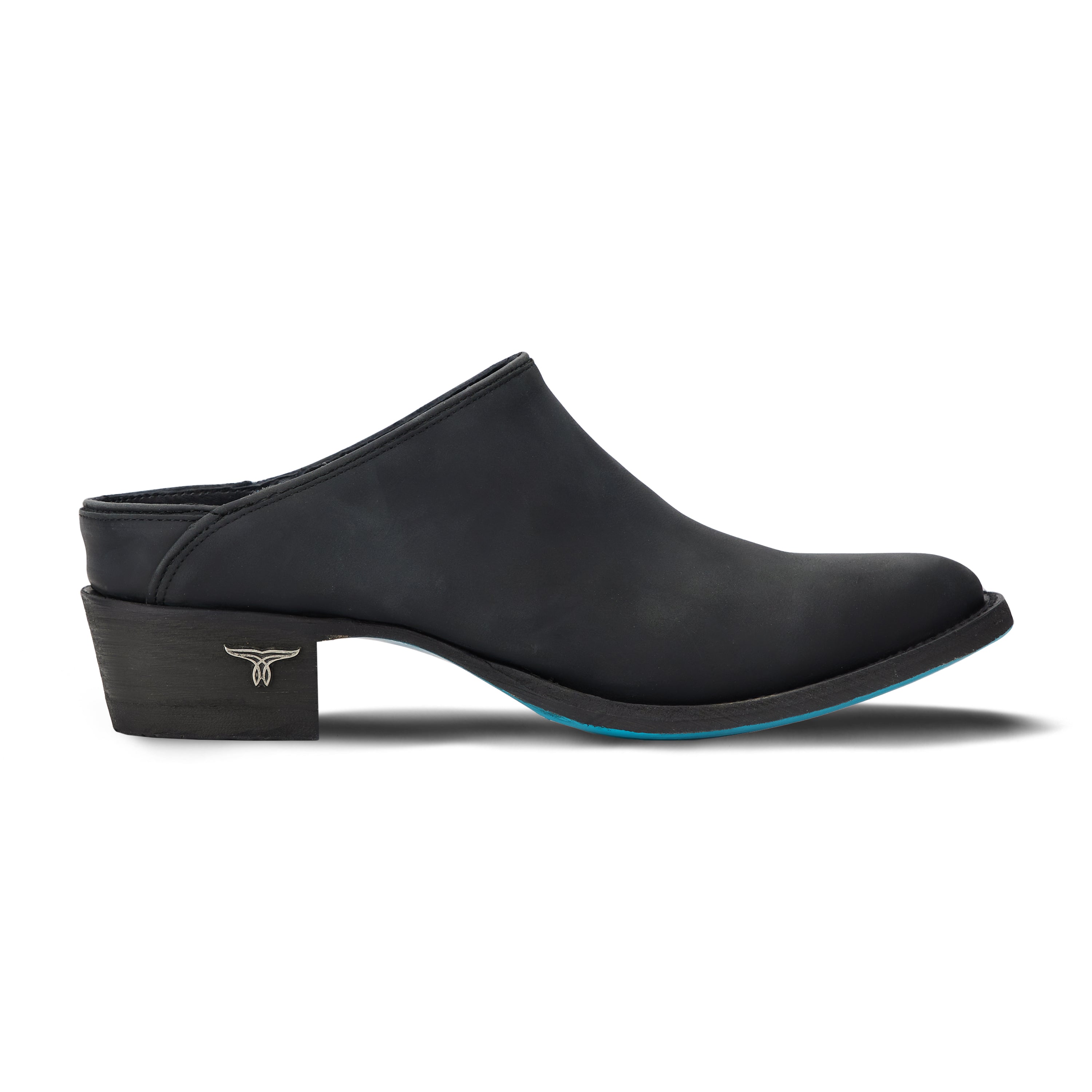 Plain Jane Mule - Matte Black Mule  Western Fashion by Lane