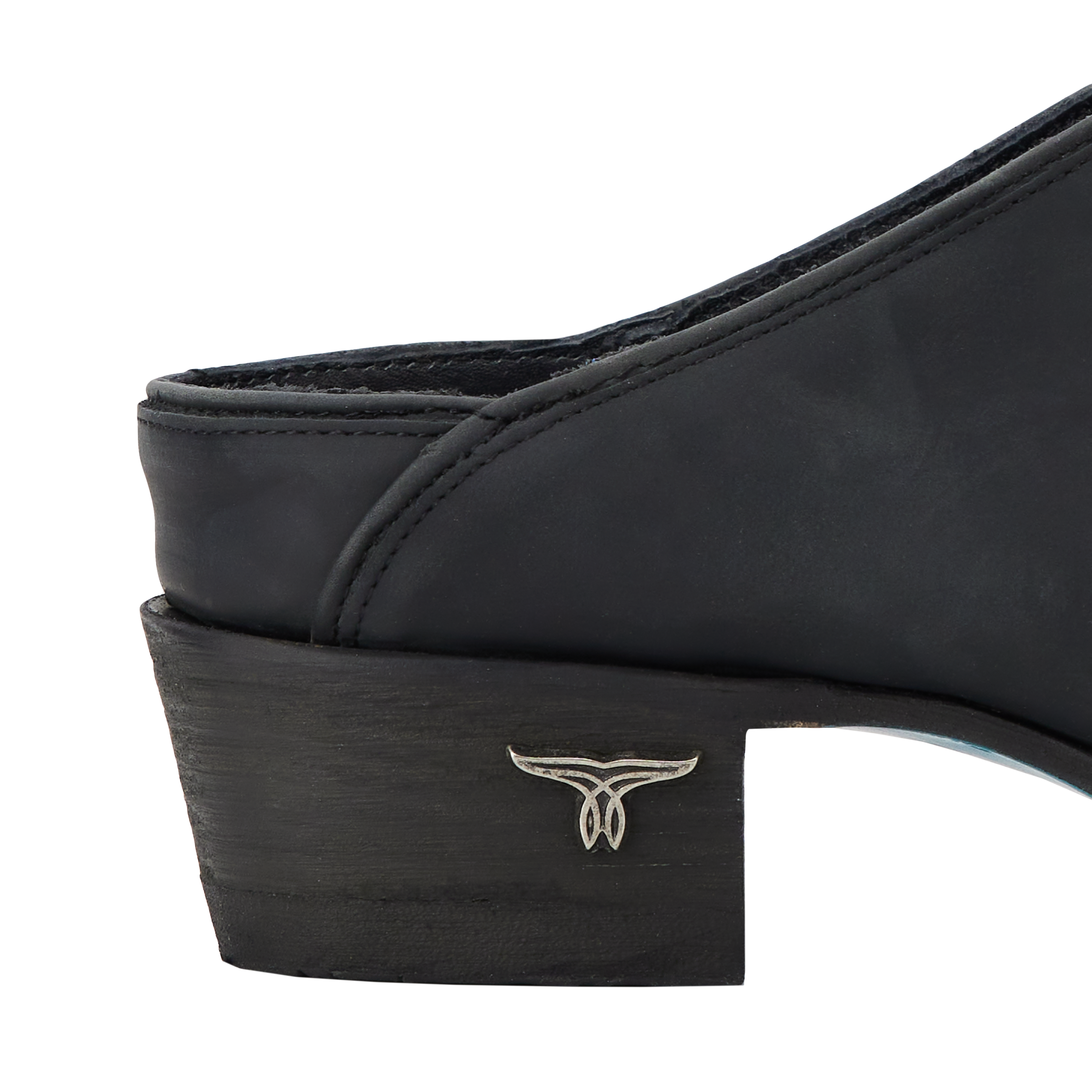 Plain Jane Mule - Matte Black Mule Western Fashion by Lane