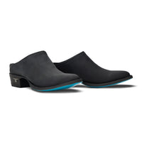 Plain Jane Mule - Matte Black Mule  Western Fashion by Lane