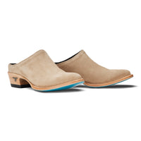 Plain Jane Mule - Latte Suede Mule  Western Fashion by Lane