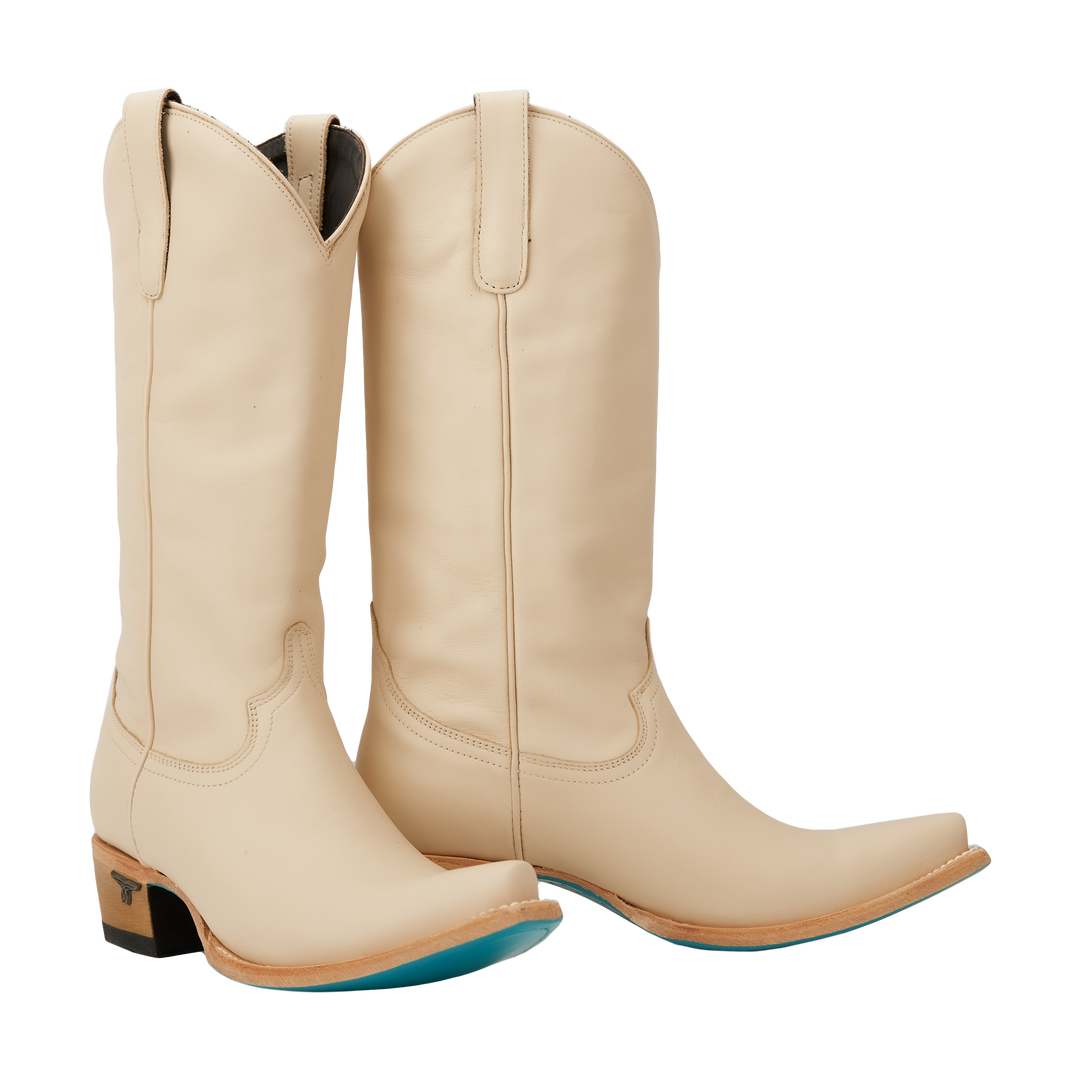 Emma Jane Boot Pale Ivory Snip Toe Women s Cowboy Boots