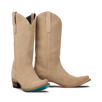 Emma Jane Boot - Latte Suede Ladies Boot Latte Suede Western Fashion by Lane