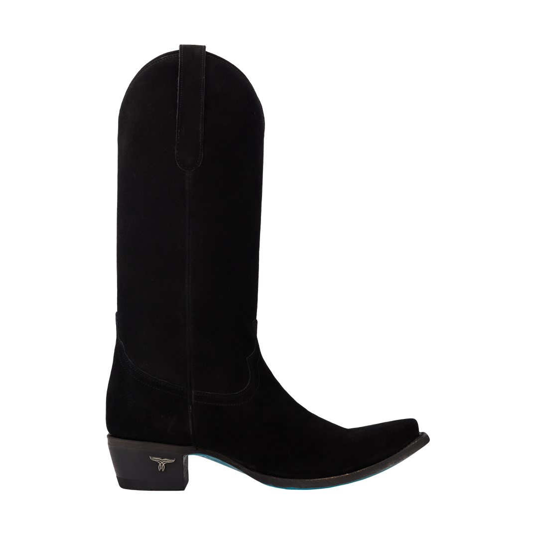 Emma Jane Boot - Black Suede Ladies Boot  Western Fashion by Lane