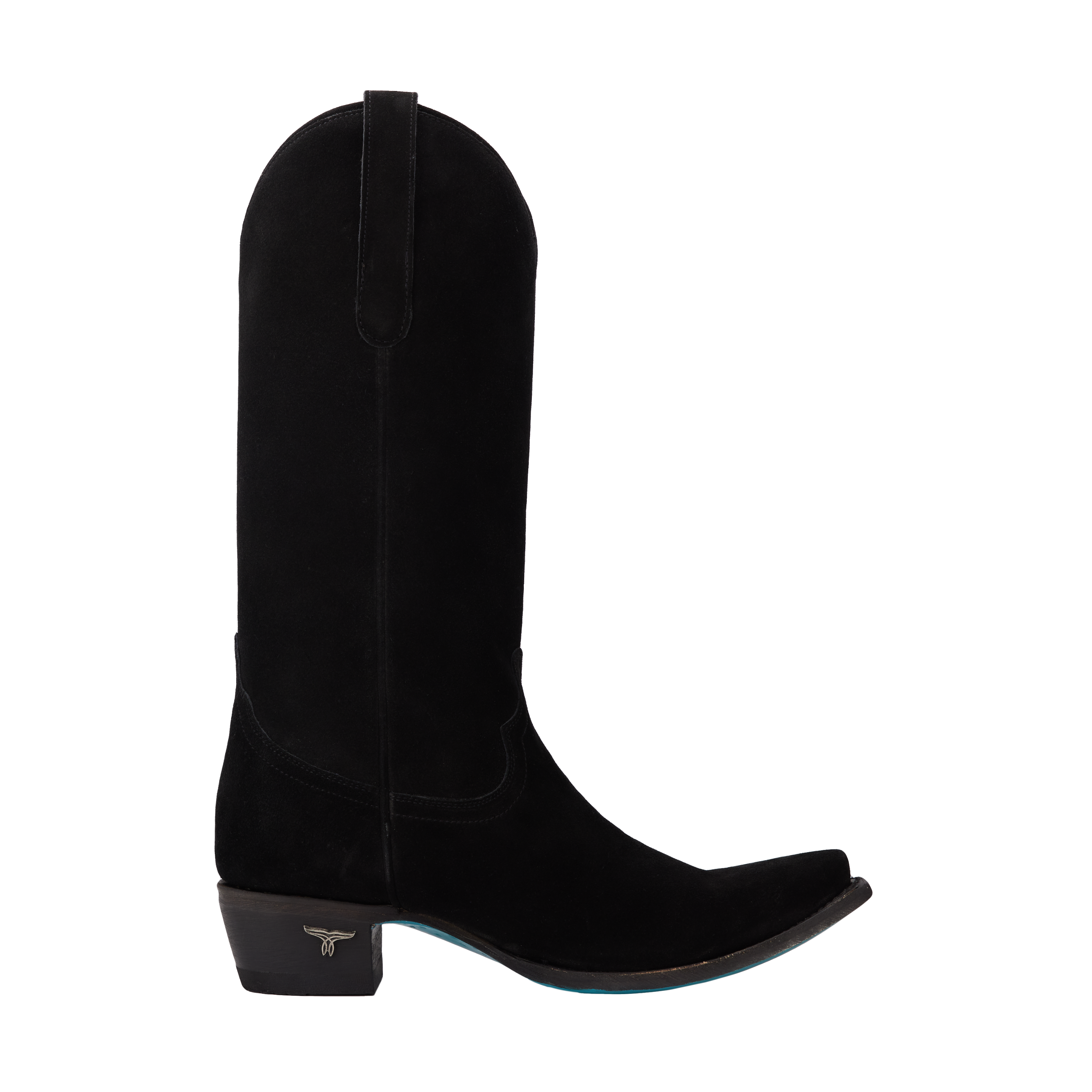 Emma Jane Boot - Soft Black Suede Ladies Boot Western Fashion by Lane