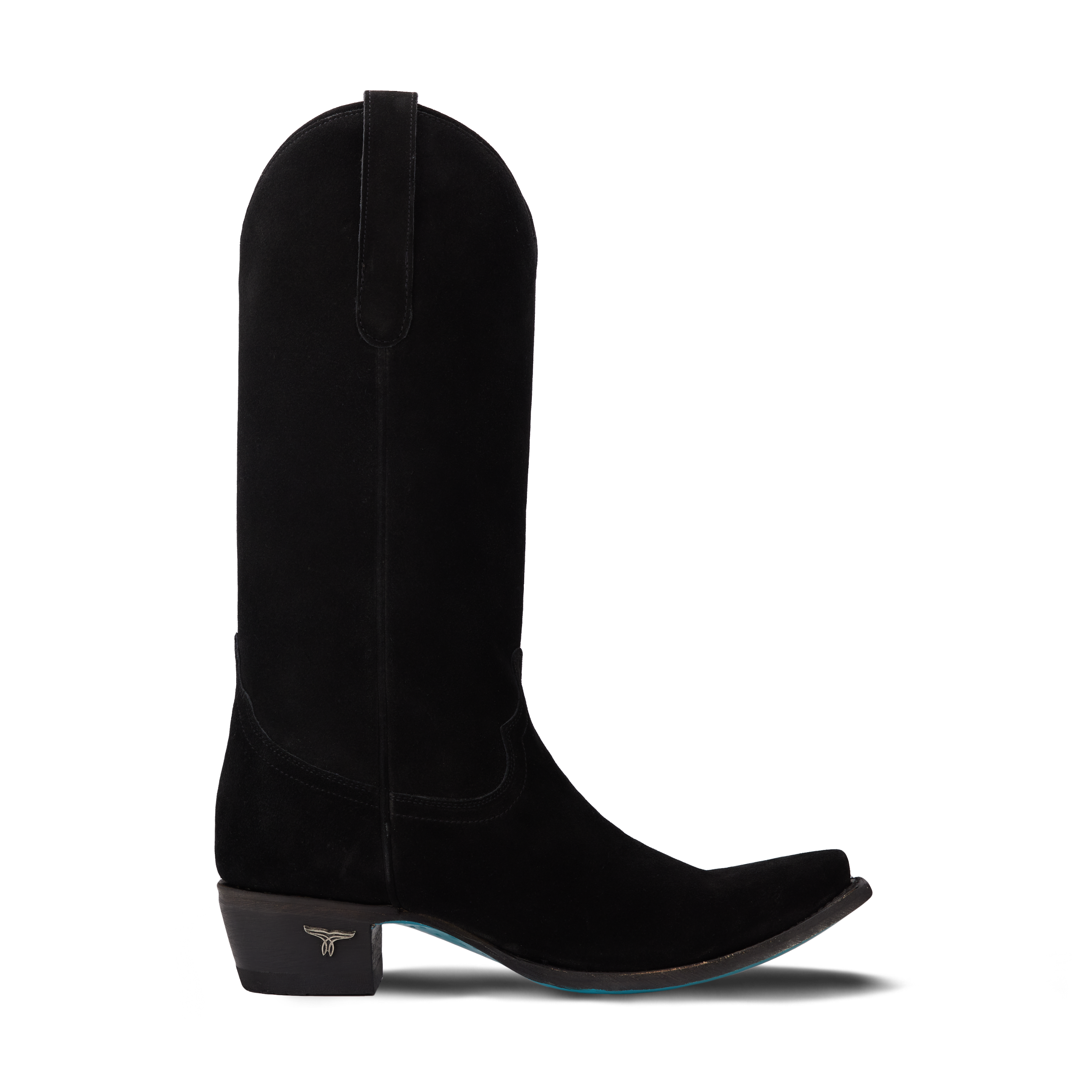 Emma Jane Boot - Soft Black Suede Ladies Boot Western Fashion by Lane