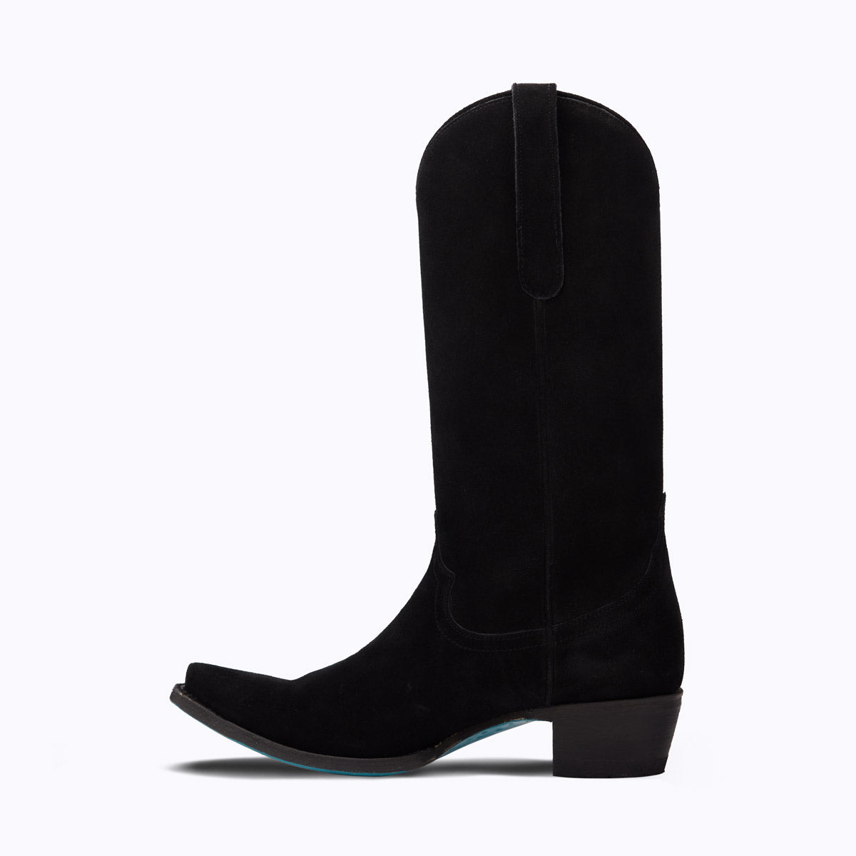 Womens black suede clearance booties