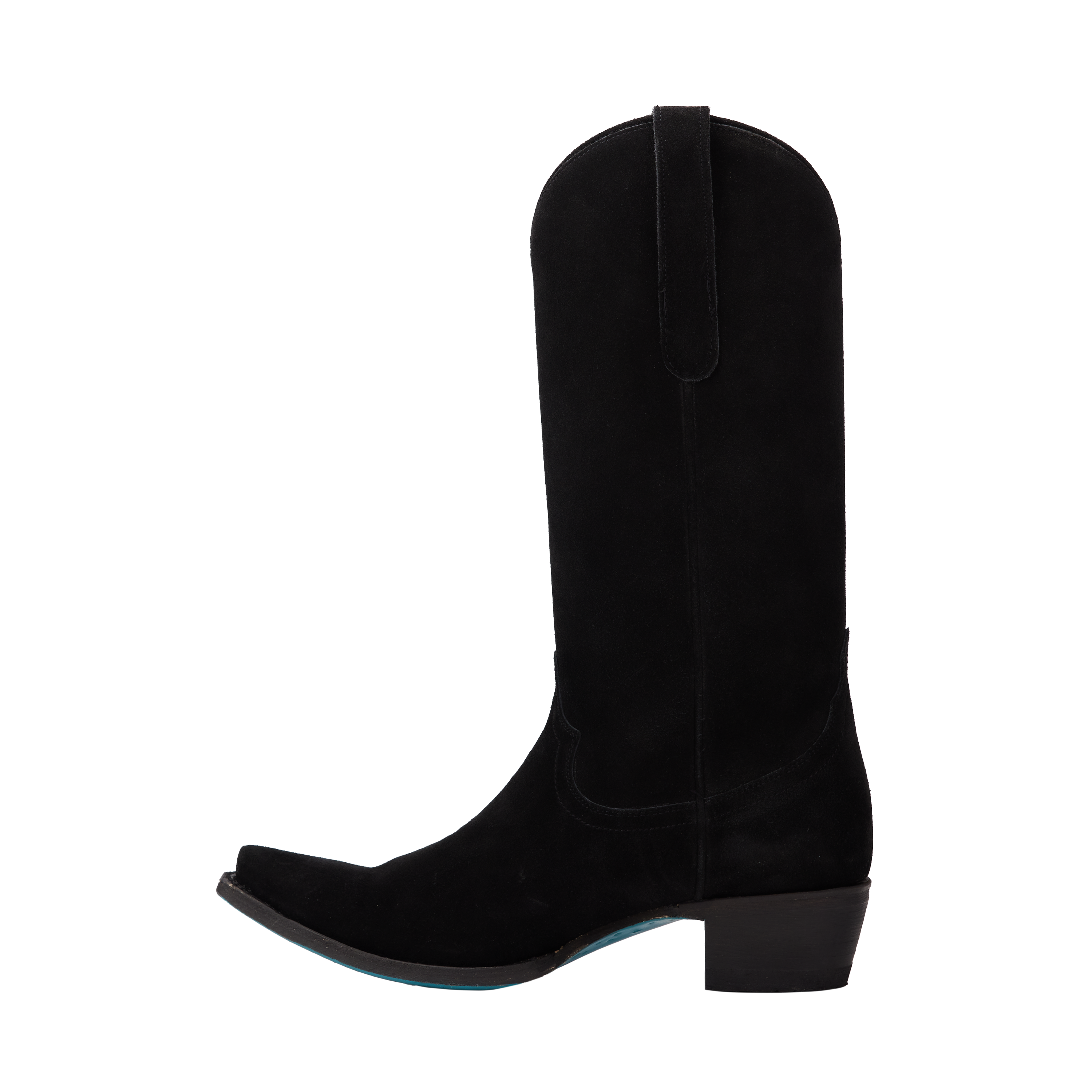 Emma Jane Boot - Soft Black Suede Ladies Boot Western Fashion by Lane