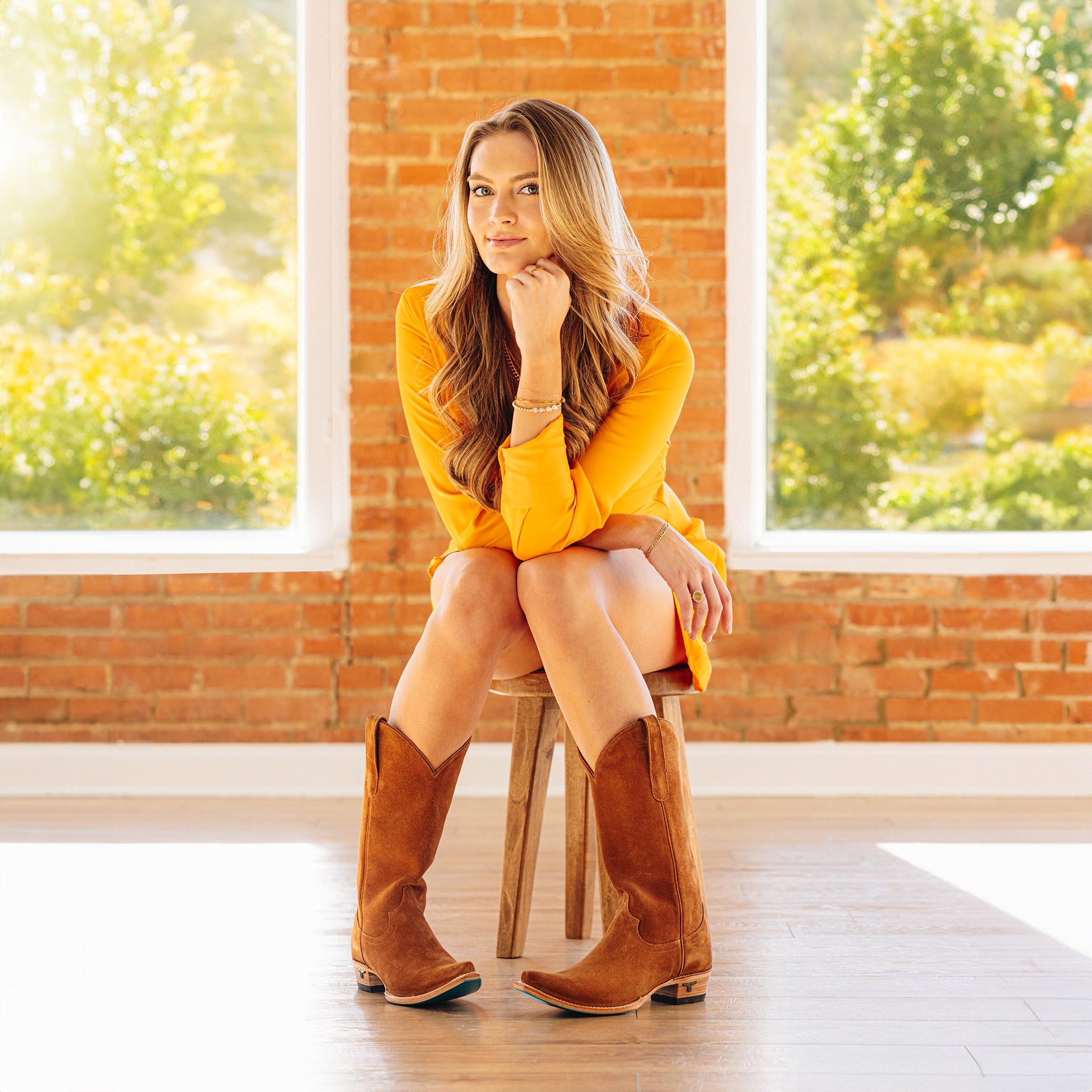 Emma Jane Boot - Toffee Suede Ladies Boot Western Fashion by Lane