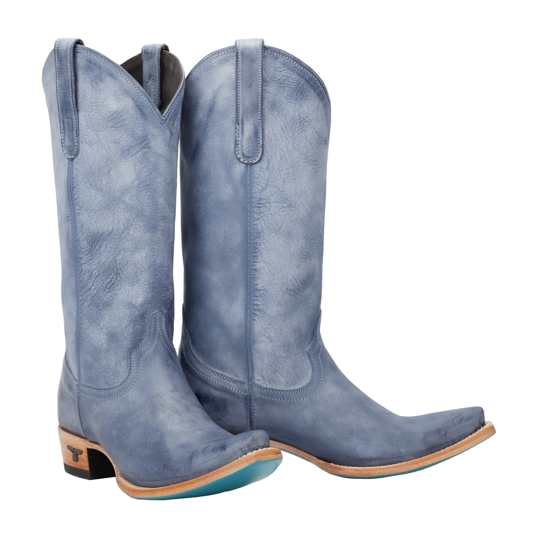 Emma Jane Boot - Washed Denim Ladies Boot  Western Fashion by Lane