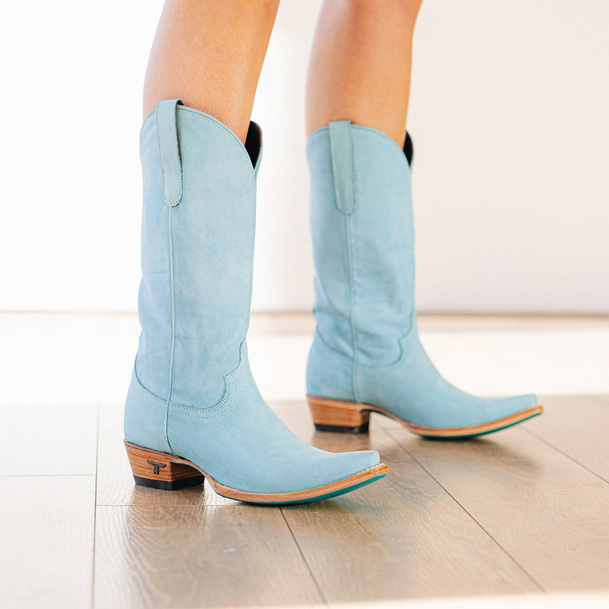 Emma Jane Boot - Powder Blue Ladies Boot Powder Blue Western Fashion by Lane