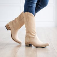 Emma Jane Boot - Bone**FINAL SALE**