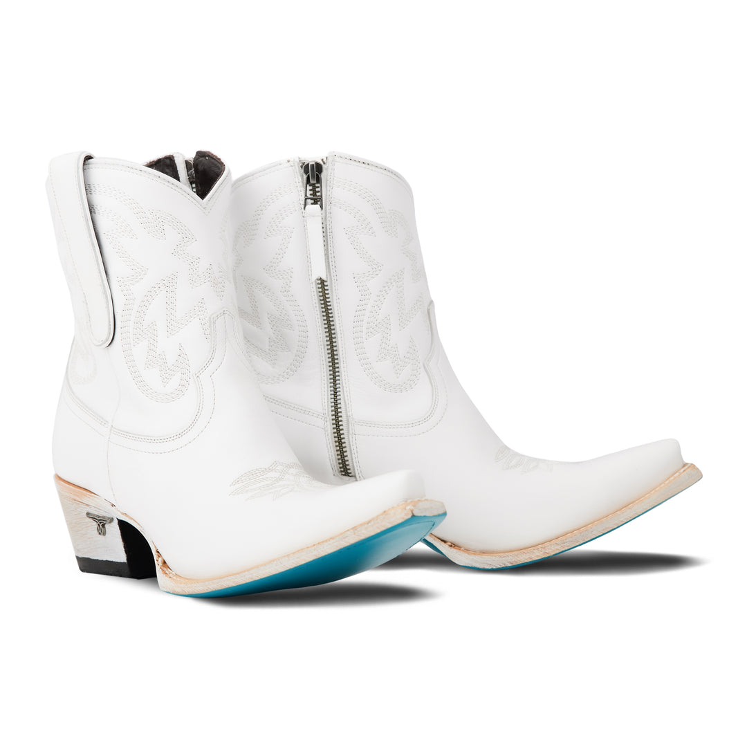 Smokeshow Bootie - Matte White Ladies Bootie Matte White Western Fashion by Lane