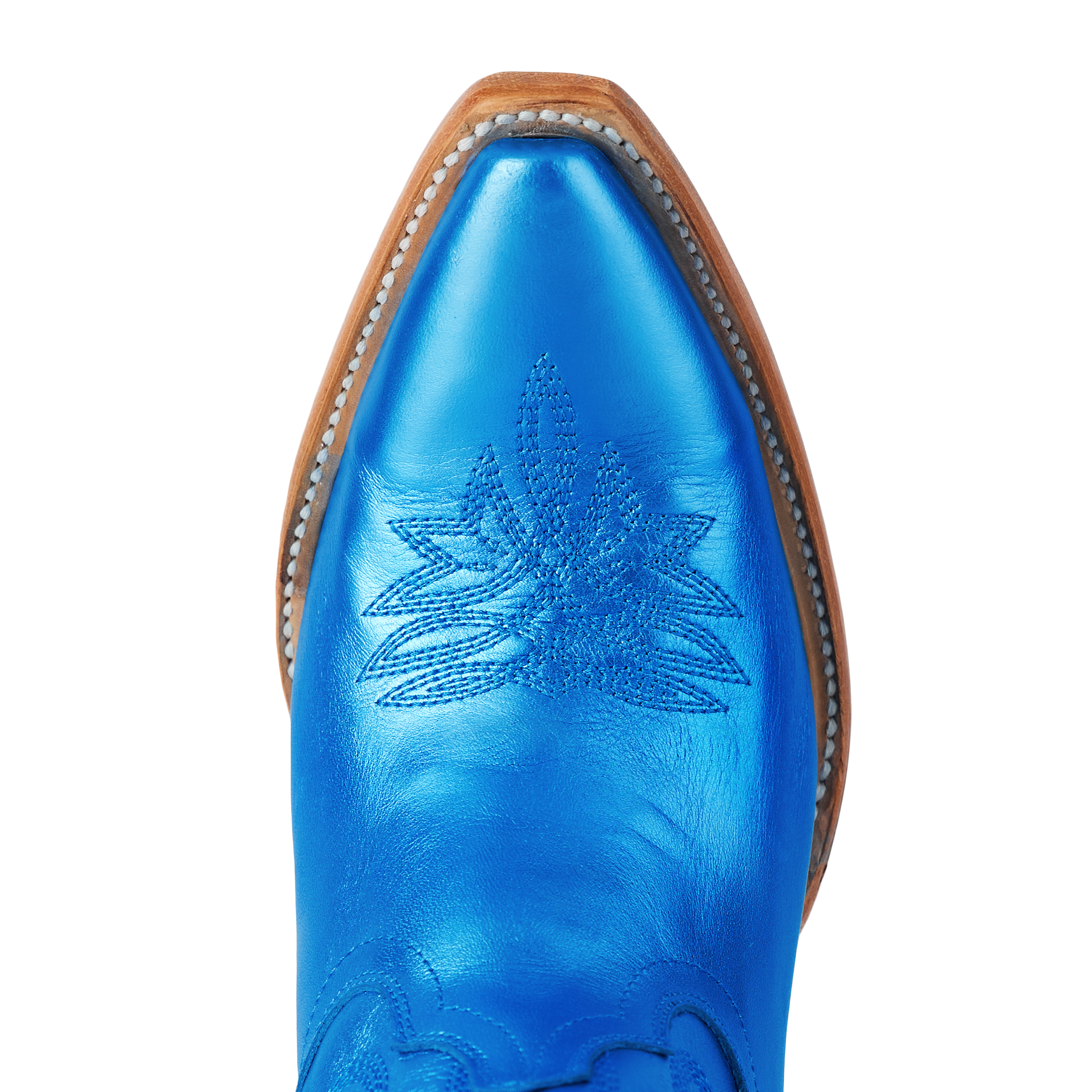 Smokeshow Bootie - Cobalt Metallic Ladies Bootie Western Fashion by Lane