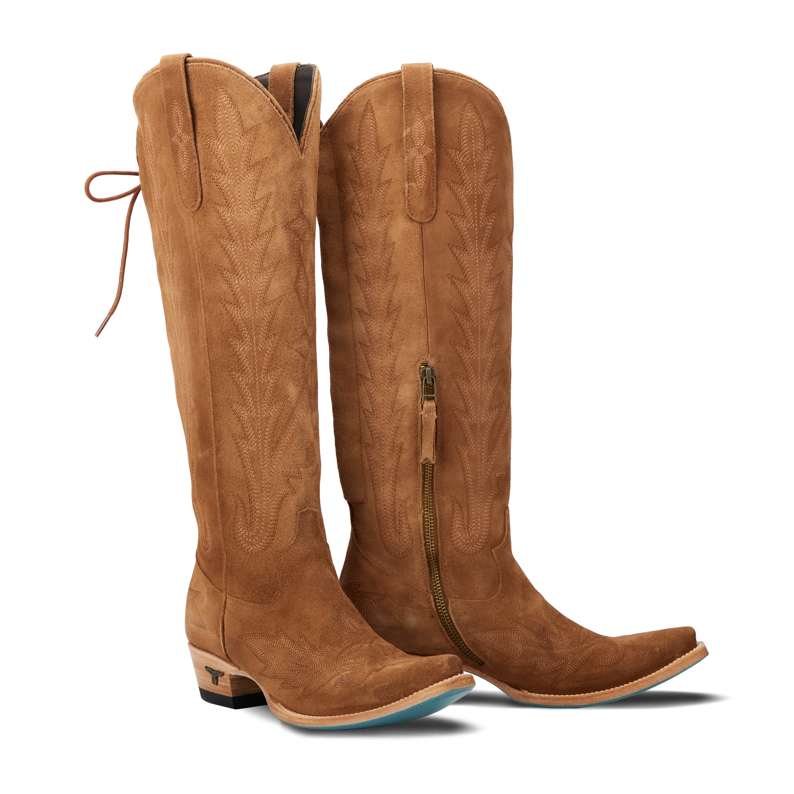 Lexington Knee High Corset - Toffee Suede