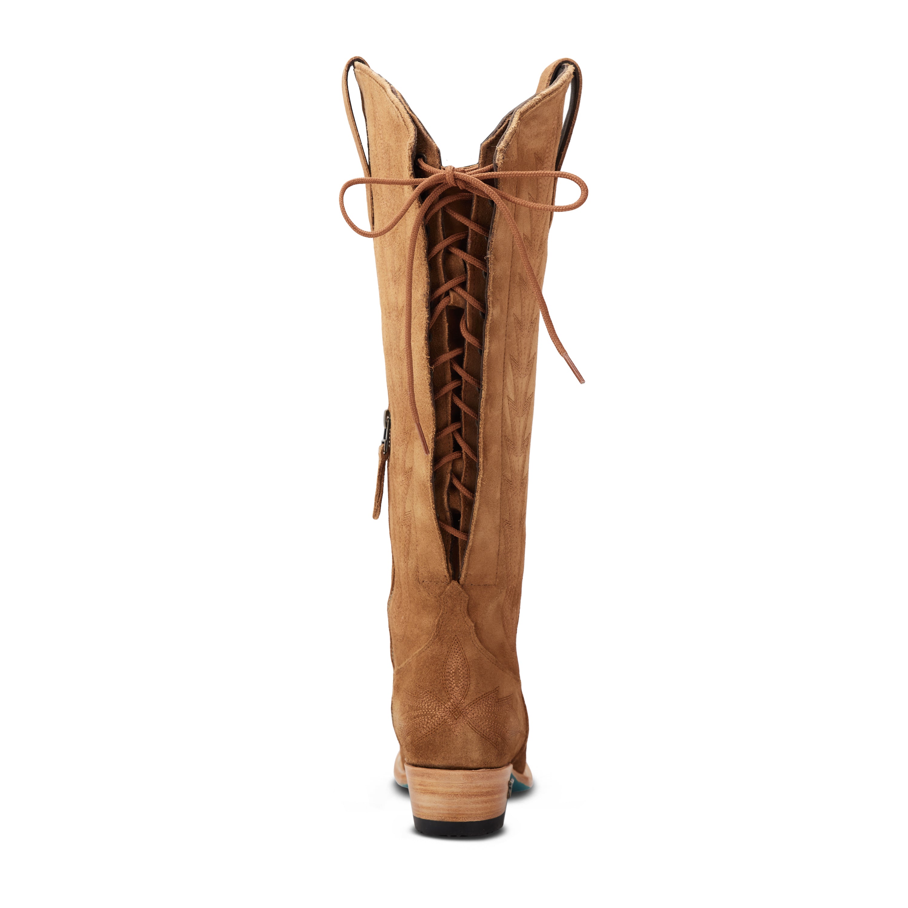 Lexington Knee High Corset - Toffee Suede Ladies Boot  Western Fashion by Lane