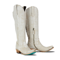 Lexington Knee High Corset - Ceramic Crackle Ladies Boot Ceramic Crackle Western Fashion by Lane