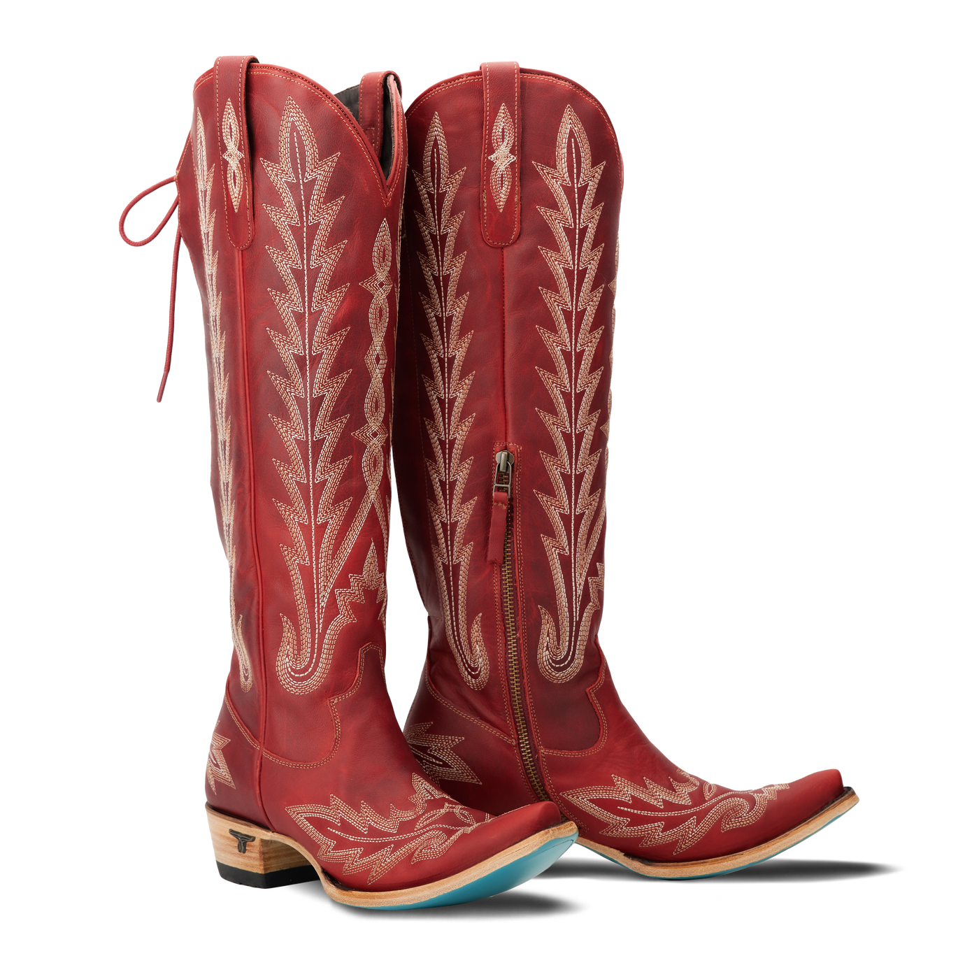 Lexington Knee High Corset - Smoldering Ruby