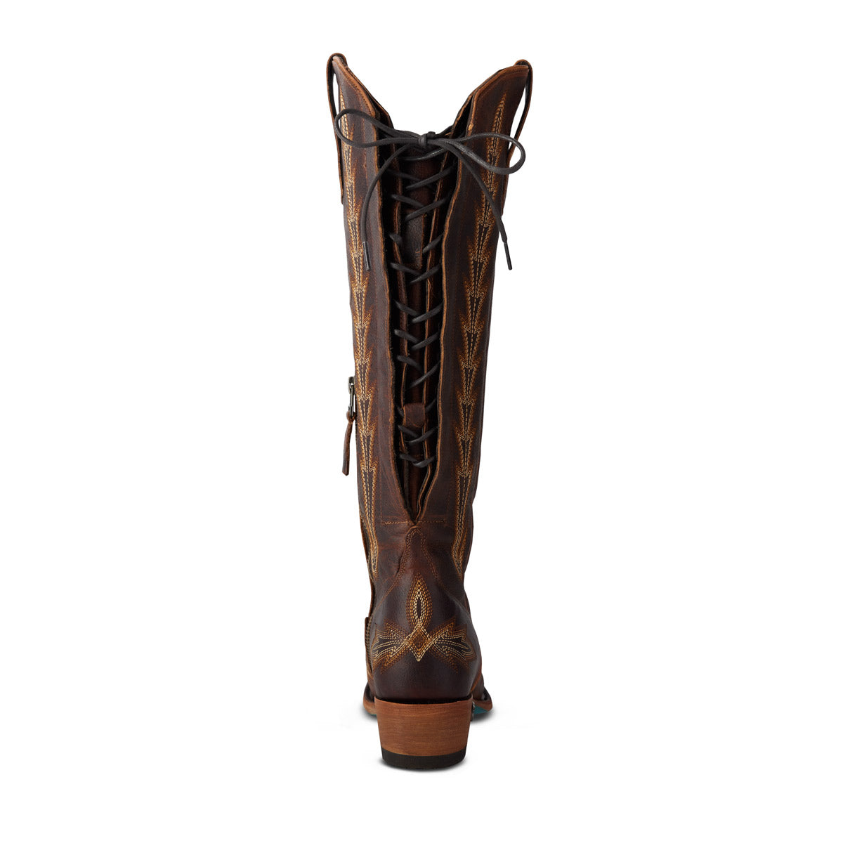 Lexington Knee High Corset - Cognac Ladies Boot Western Fashion by Lane