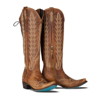 Lexington Knee High Corset - Desert Clay Ladies Boot Desert Clay Western Fashion by Lane
