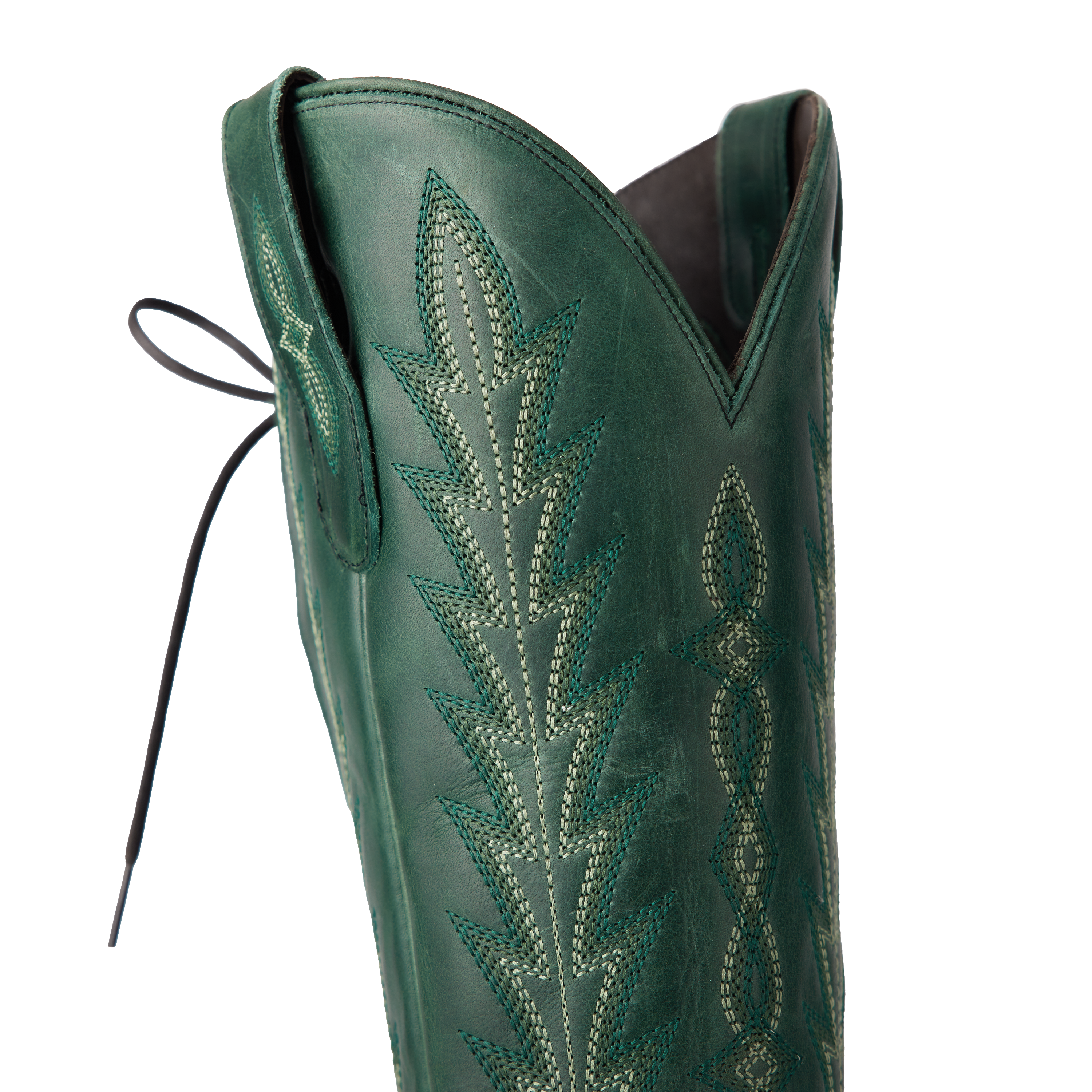 Lexington Knee High Corset - Emerald Ladies Boot Western Fashion by Lane