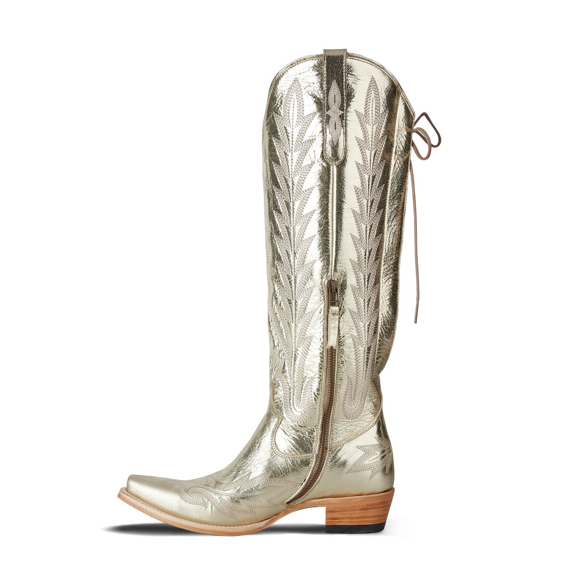 Lexington Knee High Corset - Champagne Metallic