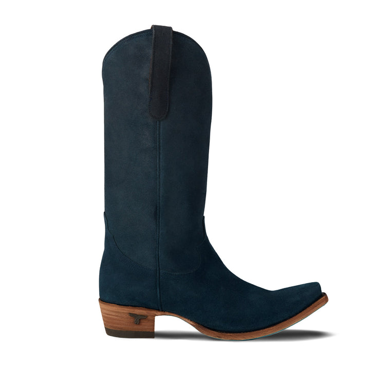 Emma Jane Boot - Navy Suede Ladies Boot  Western Fashion by Lane