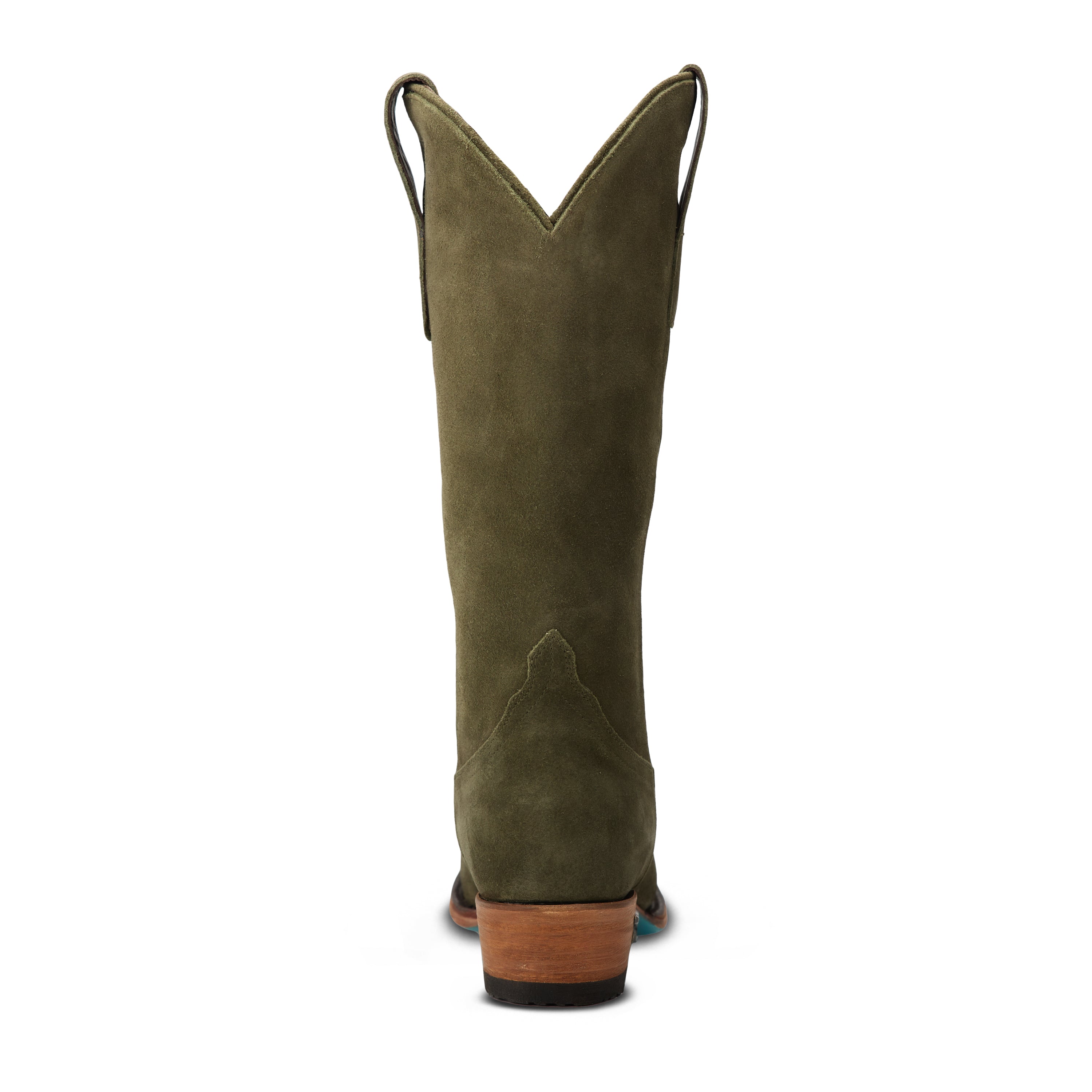 Emma Jane Boot - Olive Suede Ladies Boot  Western Fashion by Lane