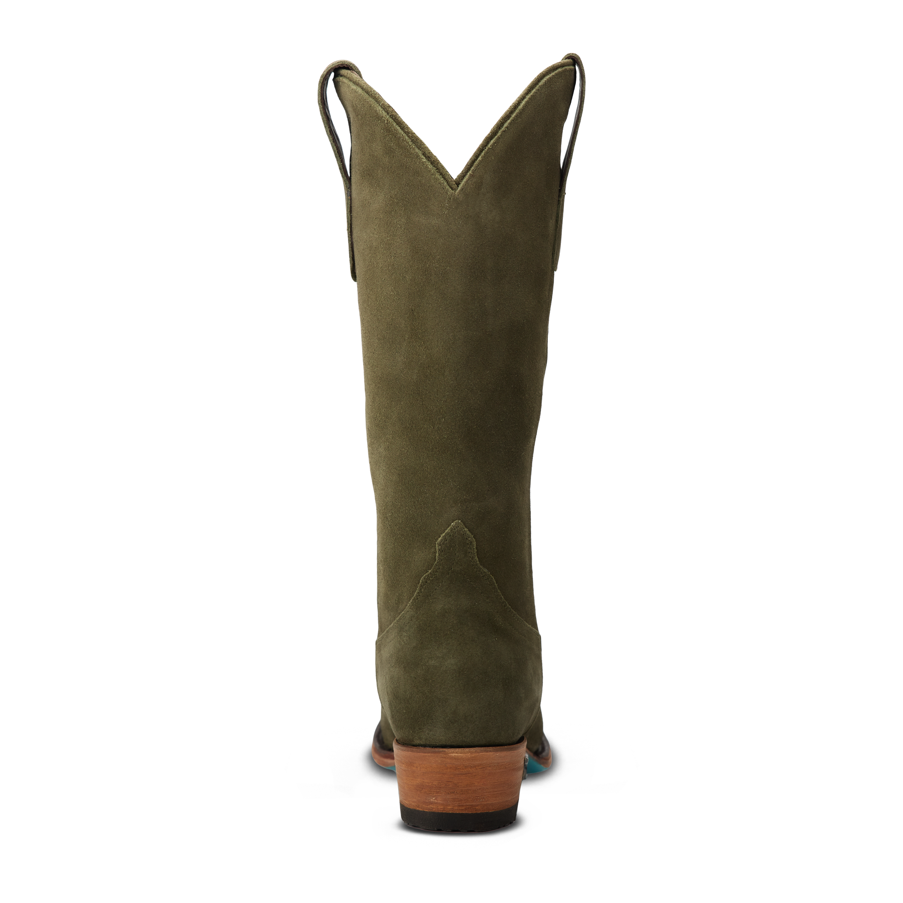 Emma Jane Boot - Olive Suede Ladies Boot Western Fashion by Lane
