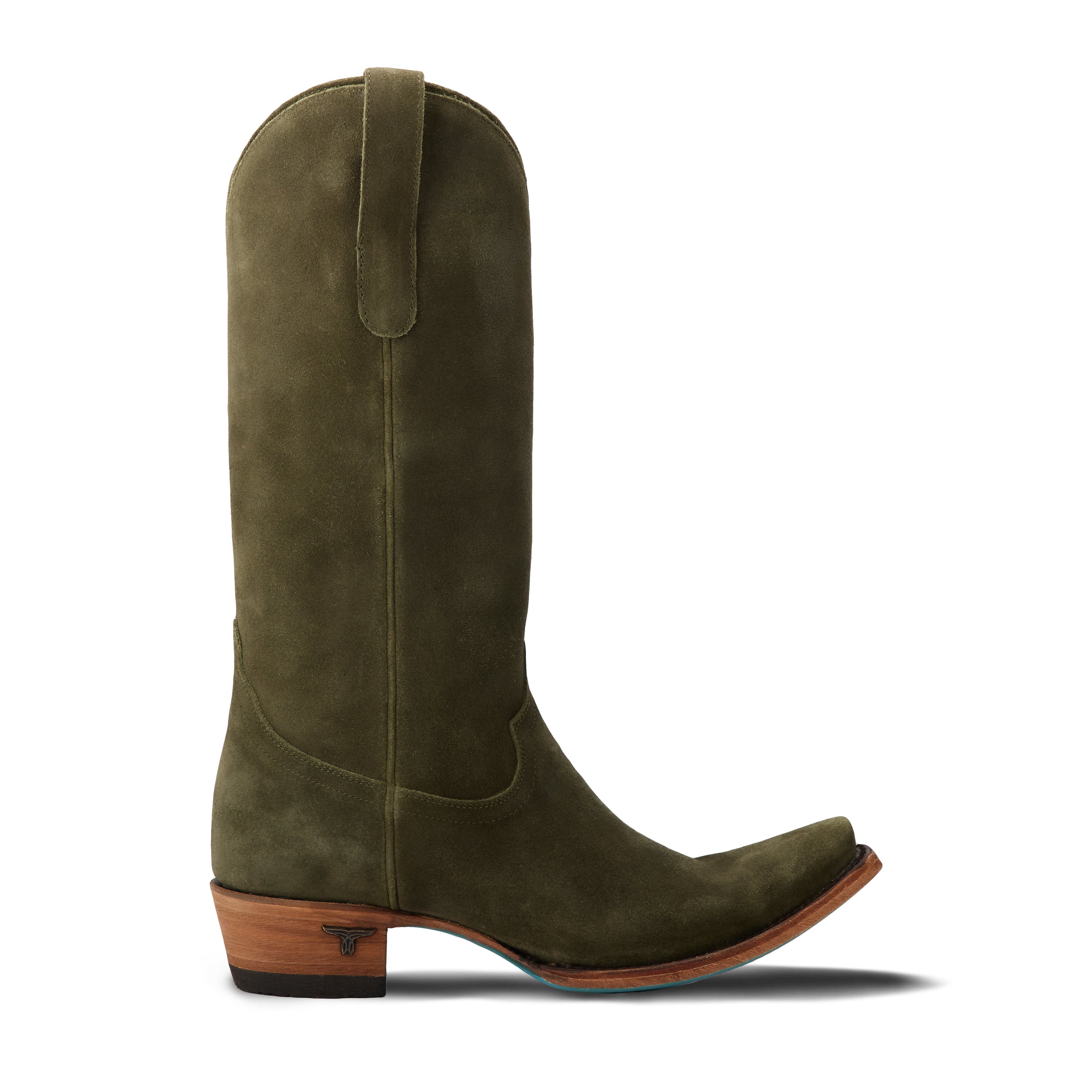 Emma Jane Boot - Olive Suede Ladies Boot  Western Fashion by Lane