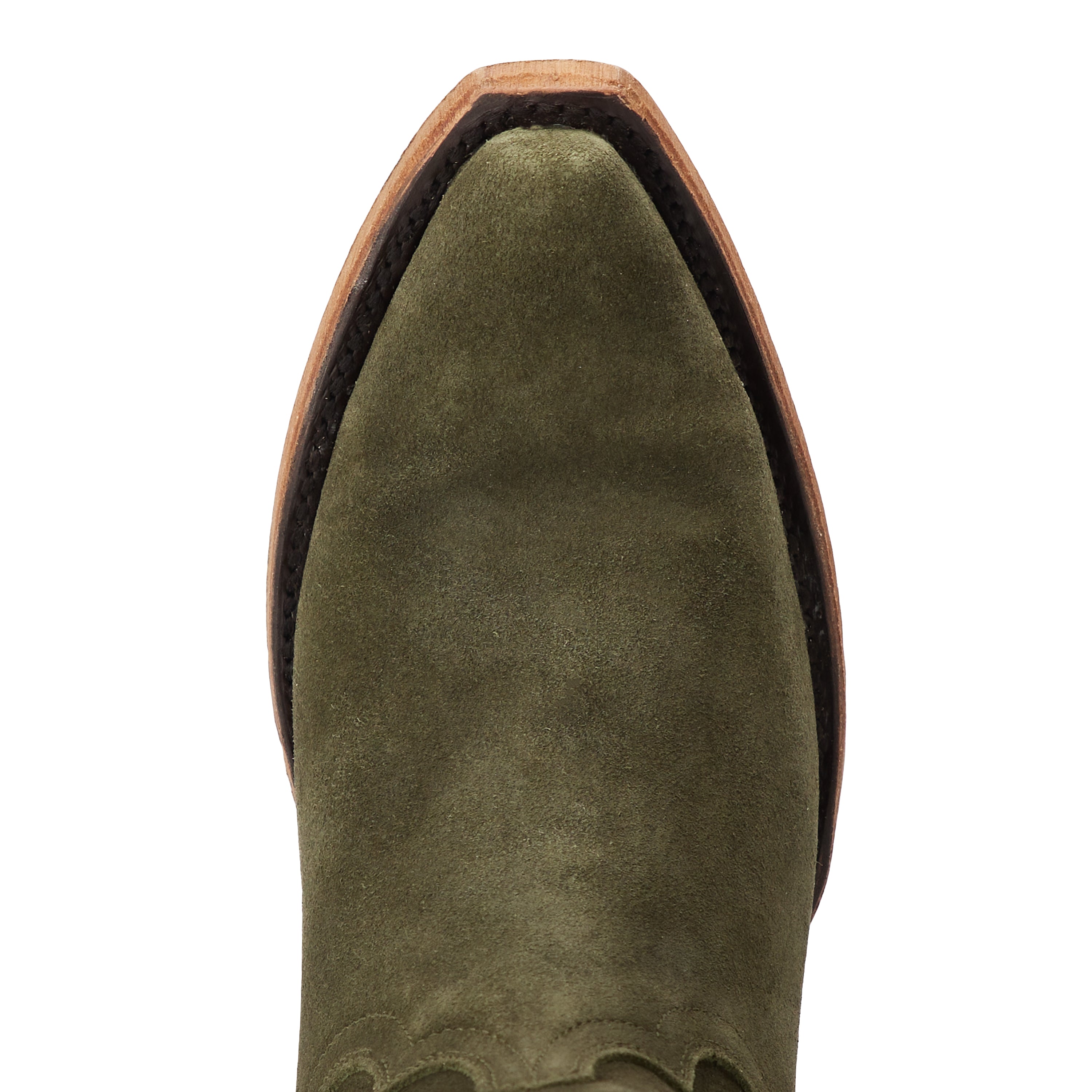 Emma Jane Boot - Olive Suede Ladies Boot  Western Fashion by Lane