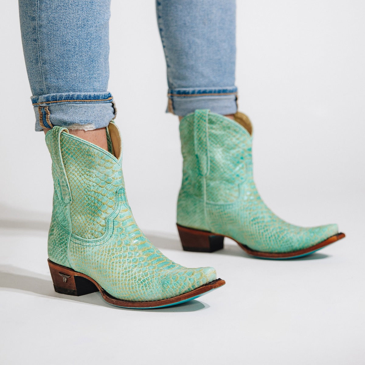 Emma Jane Bootie - Tempting Turquoise**FINAL SALE** Ladies Bootie Tempting Turquoise Western Fashion by Lane