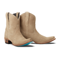 Emma Jane Bootie - Latte Suede Ladies Bootie Latte Suede Western Fashion by Lane