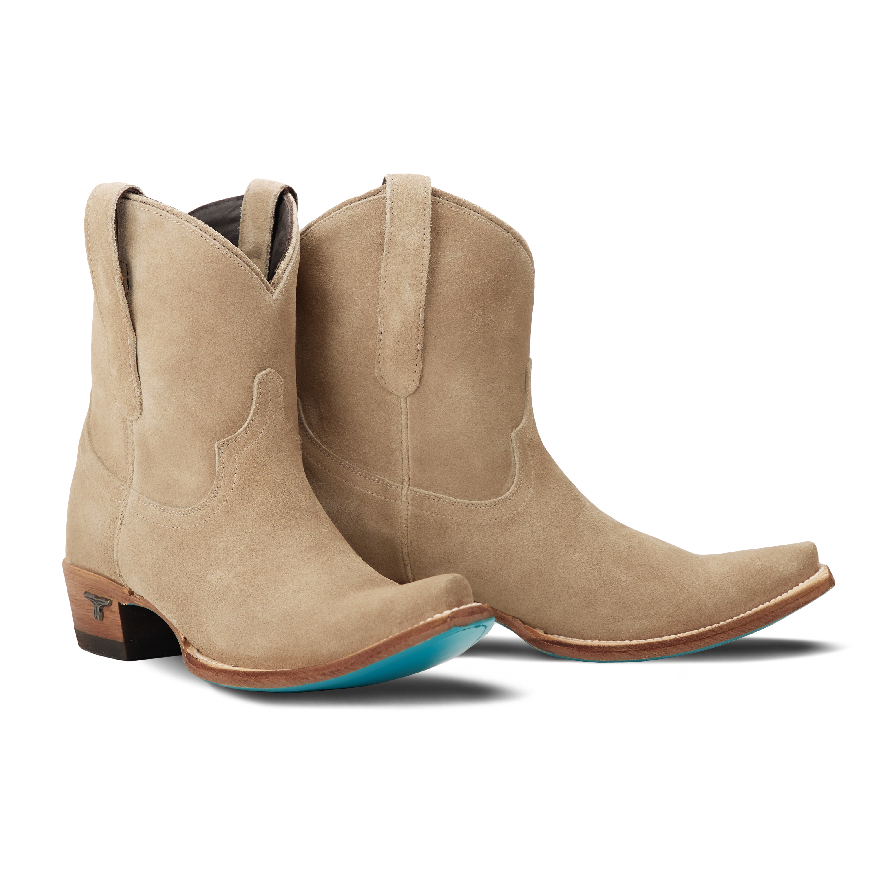 Emma Jane Bootie - Latte Suede