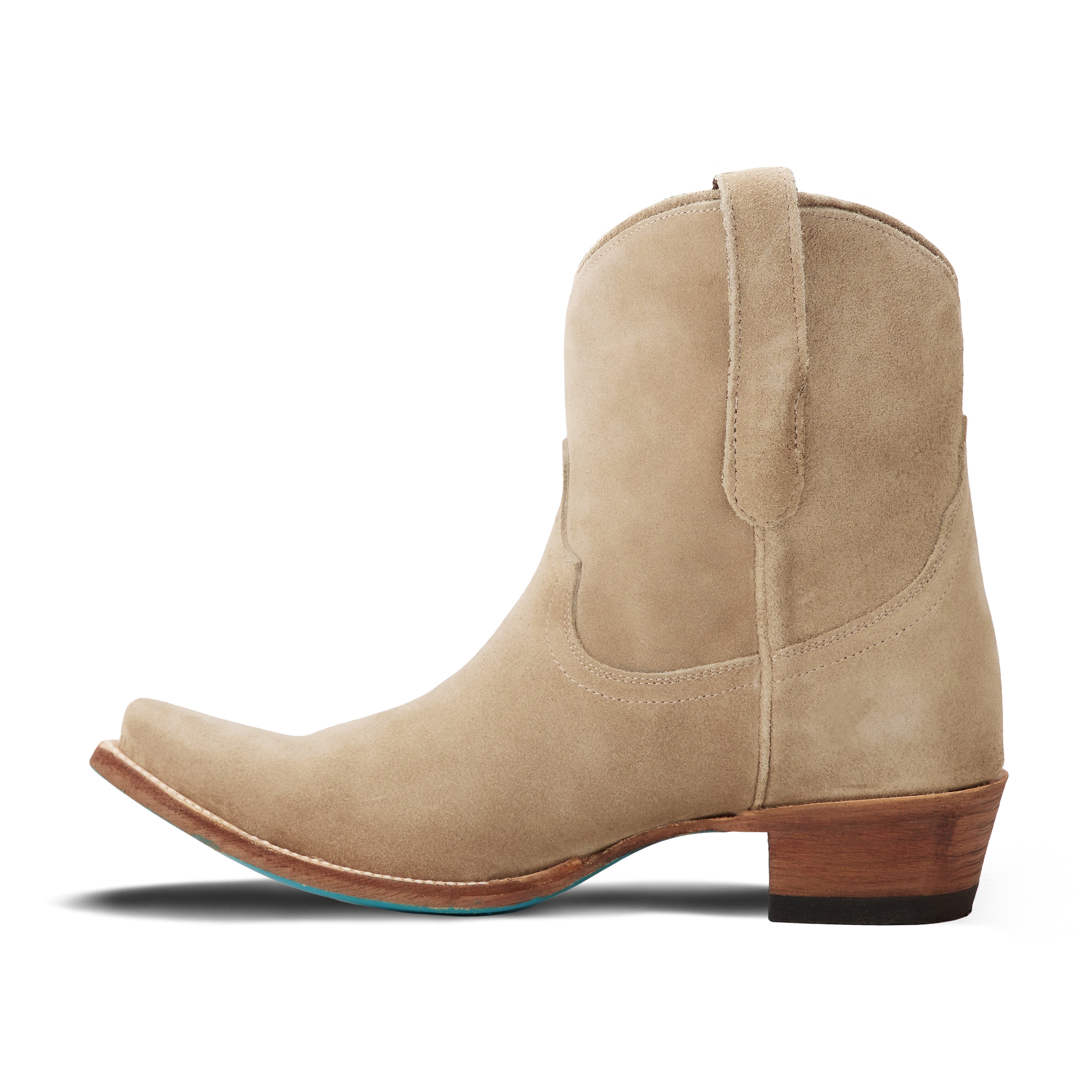 Emma Jane Bootie - Latte Suede Ladies Bootie  Western Fashion by Lane