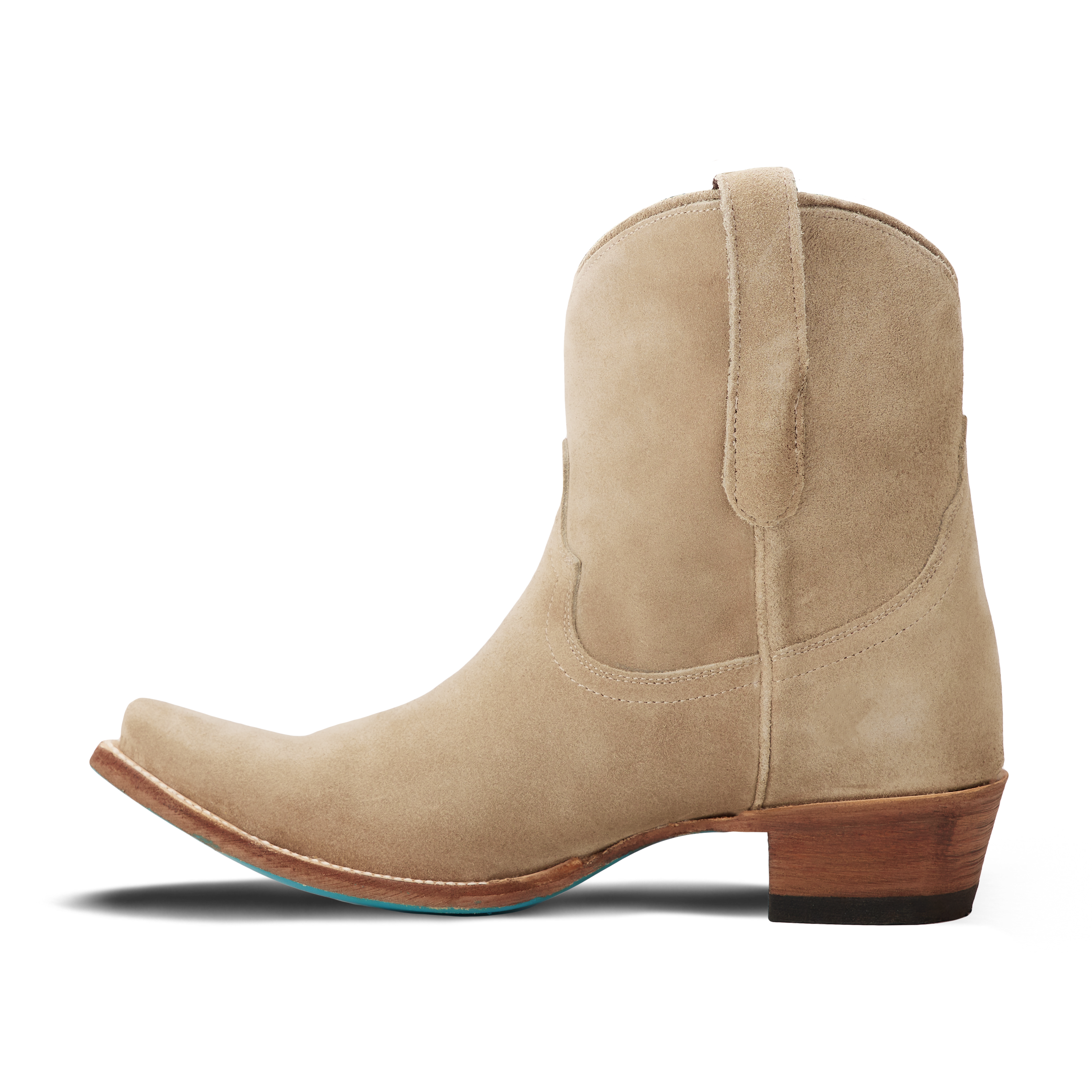 Emma Jane Bootie - Latte Suede Ladies Bootie Western Fashion by Lane
