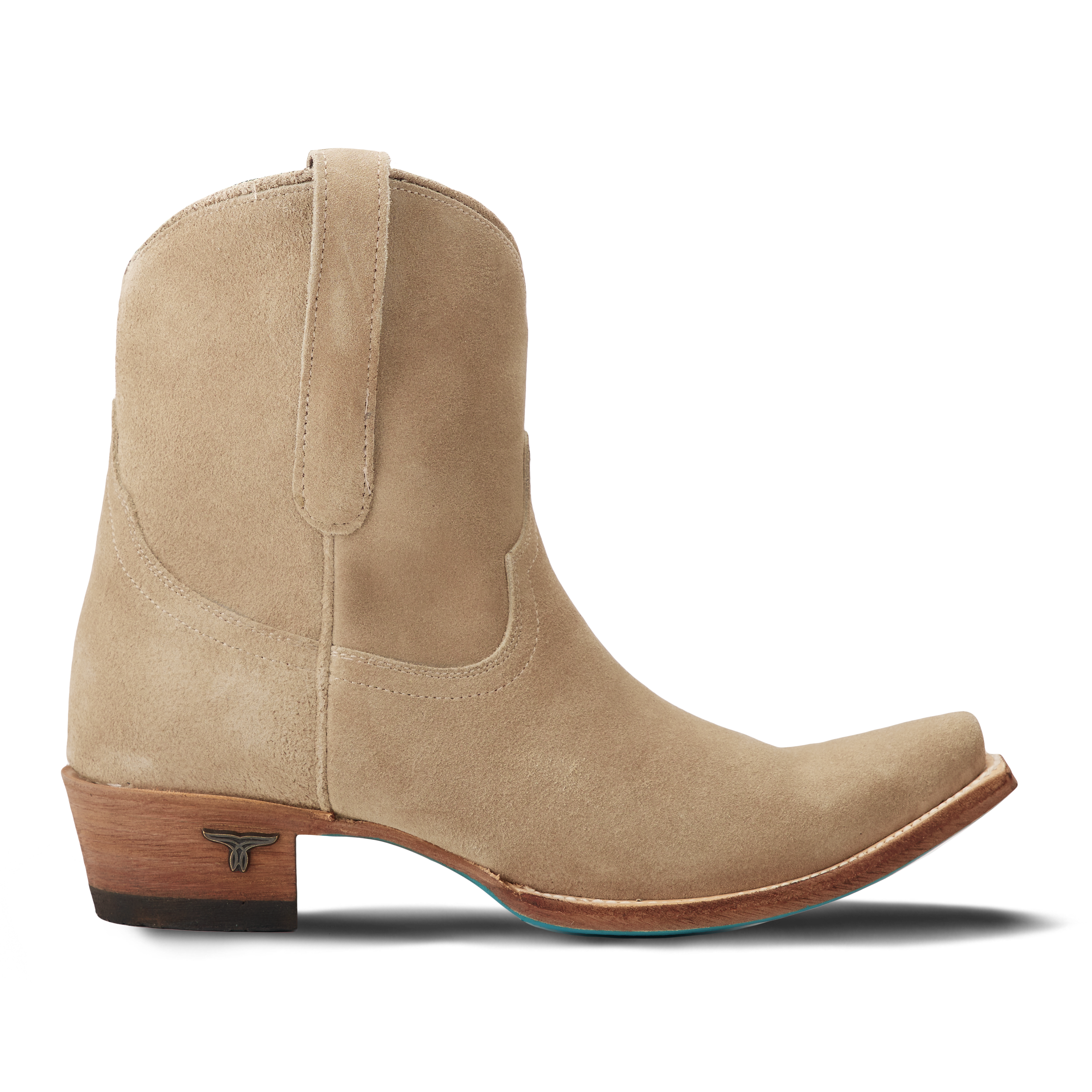 Emma Jane Bootie - Latte Suede Ladies Bootie Western Fashion by Lane