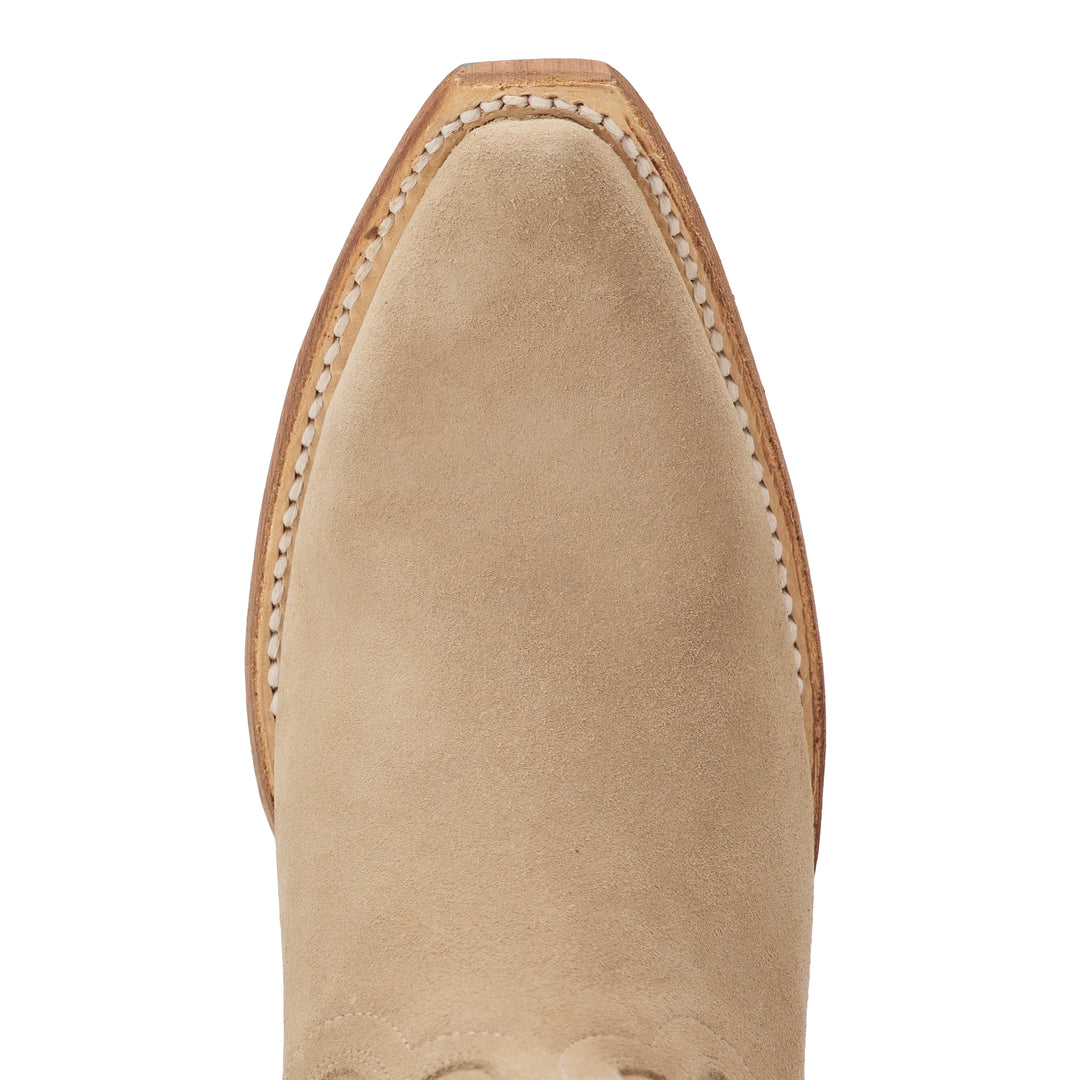 Emma Jane Bootie - Latte Suede Ladies Bootie  Western Fashion by Lane