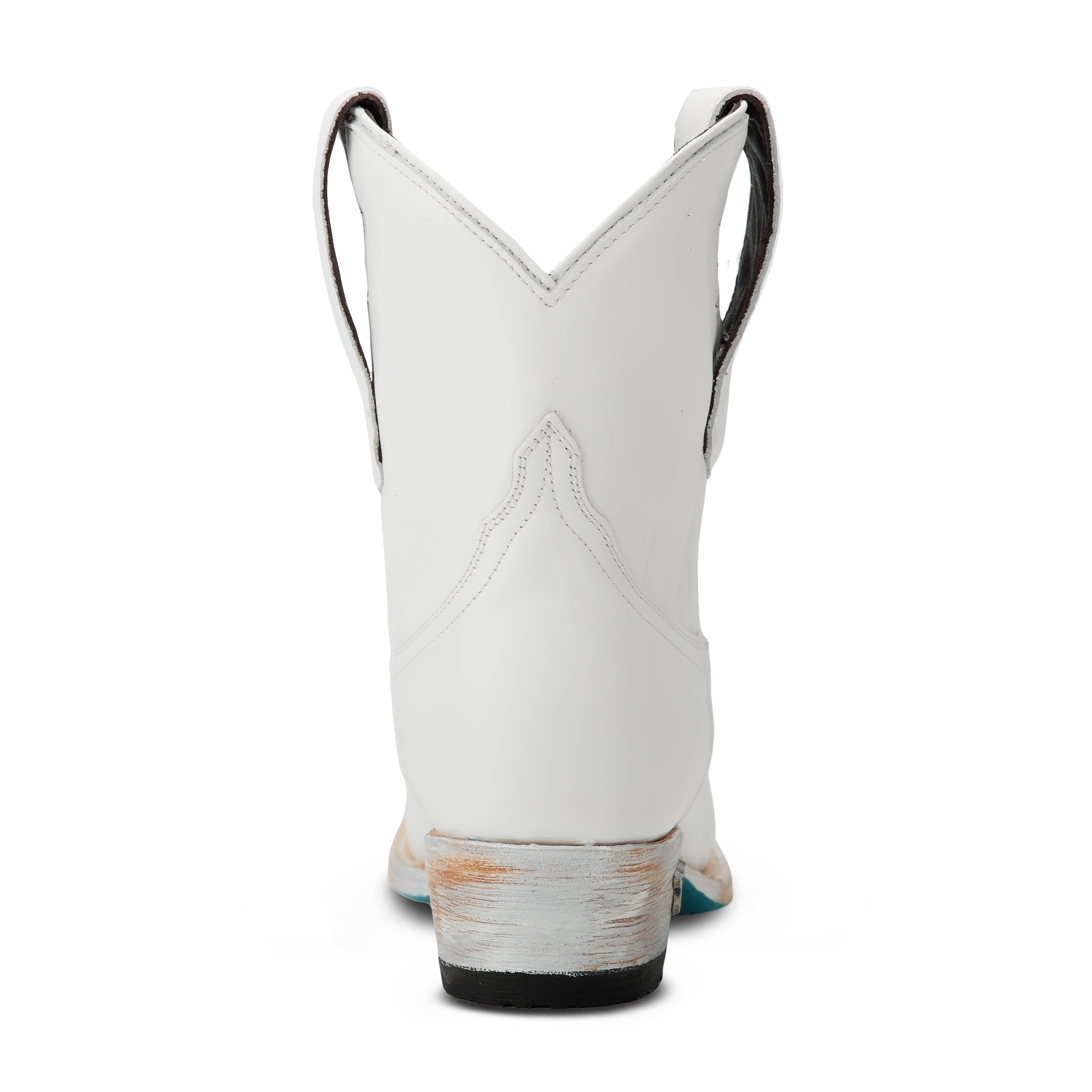 Emma Jane Bootie - Matte White Ladies Bootie Western Fashion by Lane