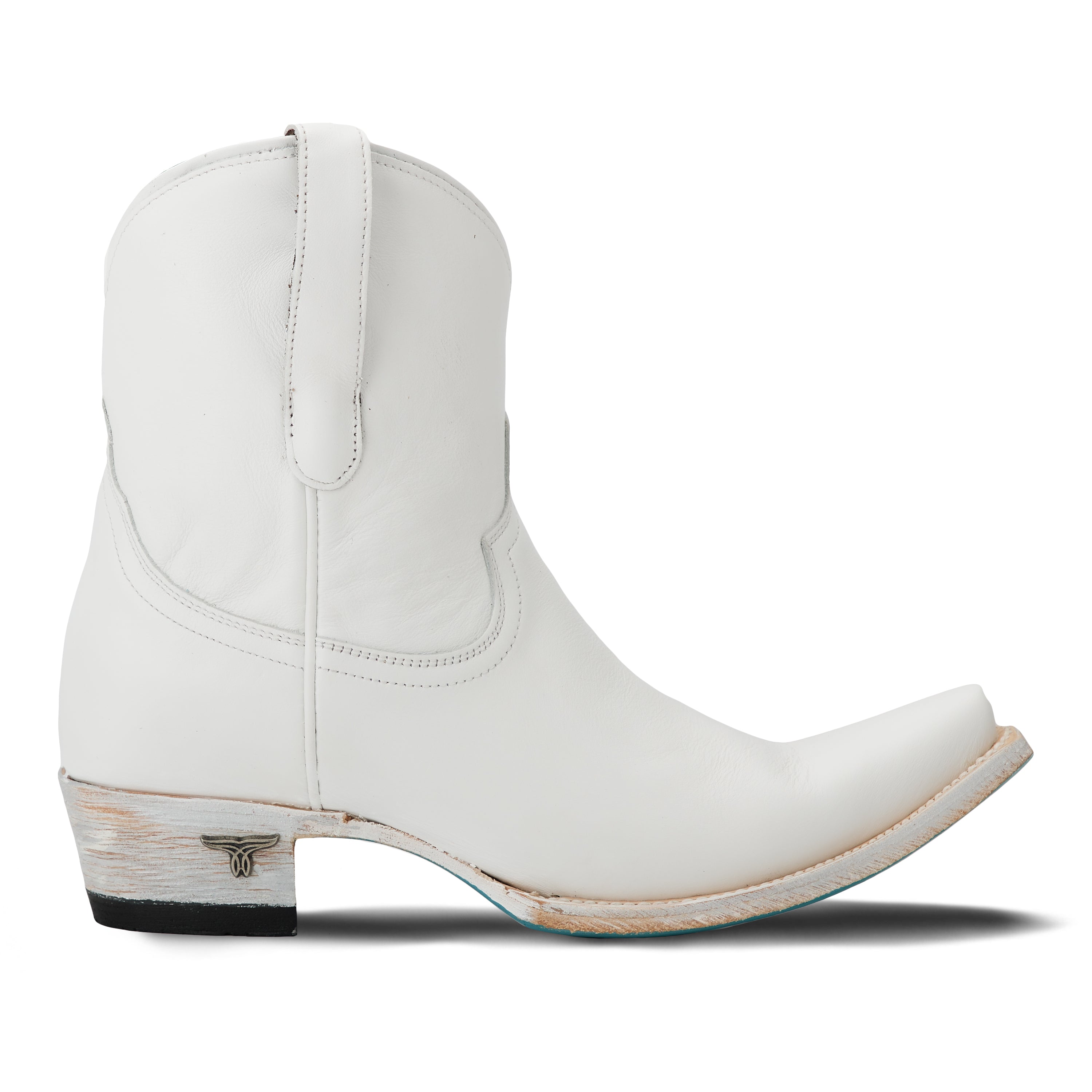 Emma Jane Bootie - Matte White Ladies Bootie  Western Fashion by Lane