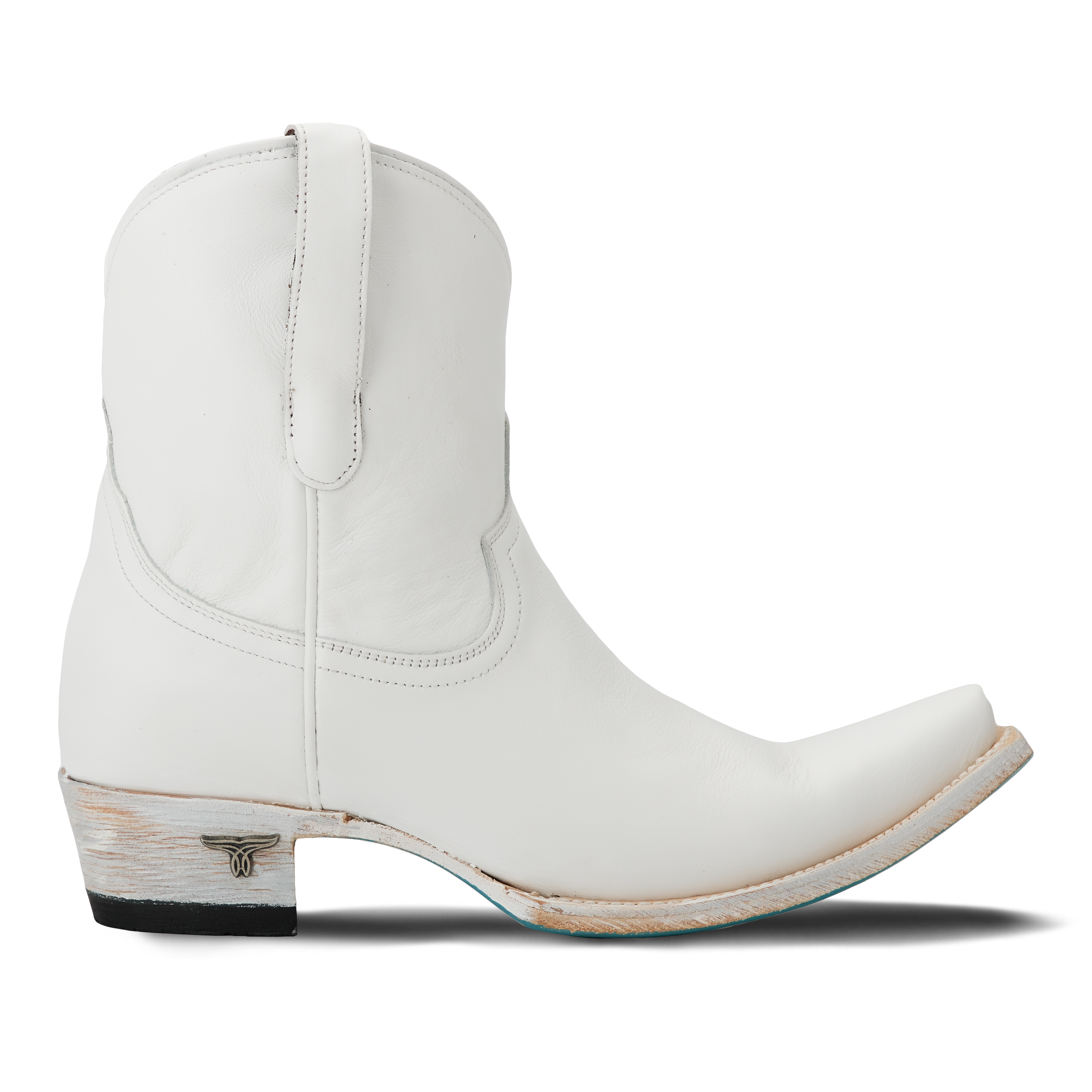 Emma Jane Bootie - Matte White Ladies Bootie Western Fashion by Lane