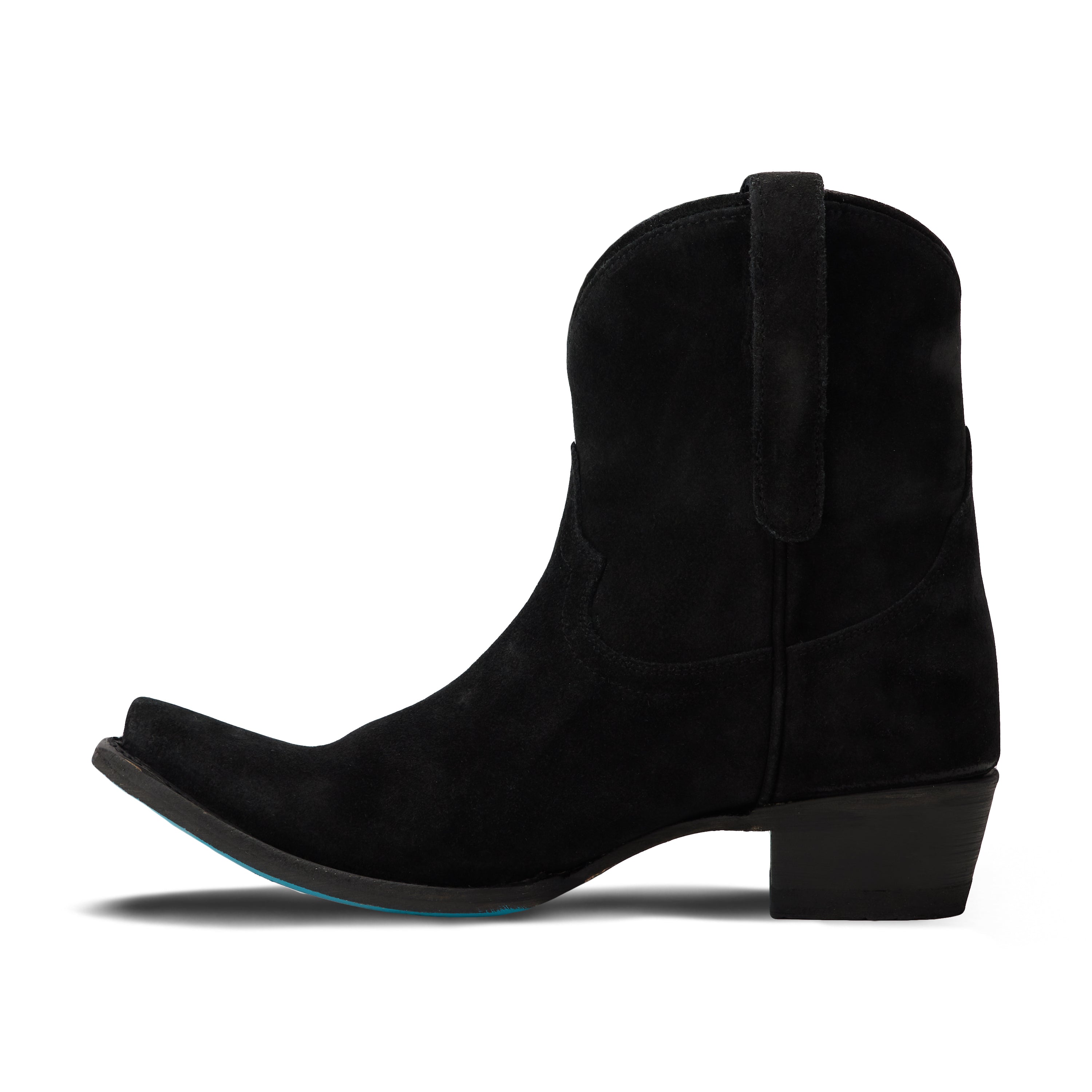 Emma Jane Bootie - Soft Black Suede Ladies Bootie  Western Fashion by Lane